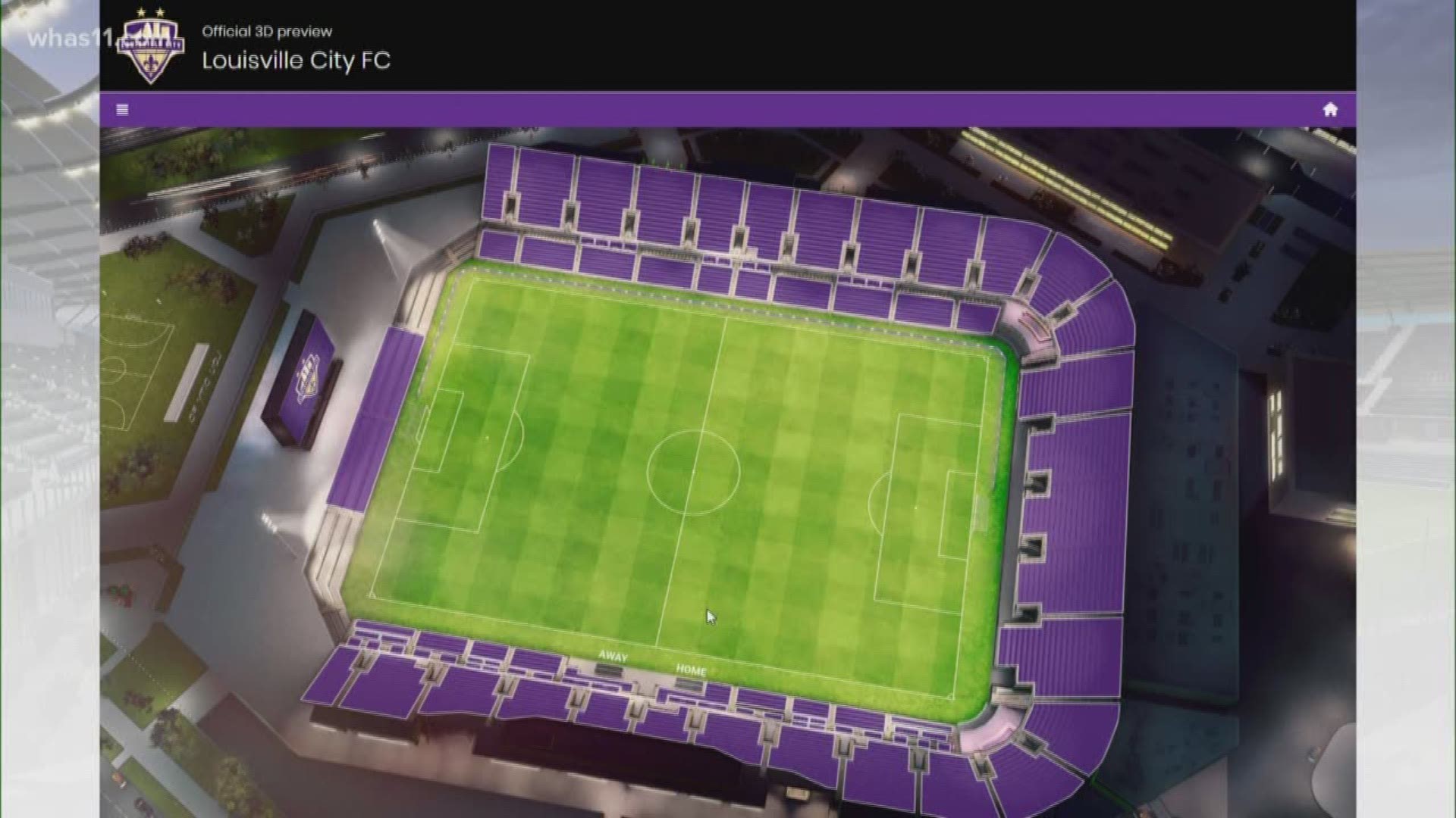 Check out the Louisville City FC website to get a sneak preview of the view from your seat before you buy tickets.