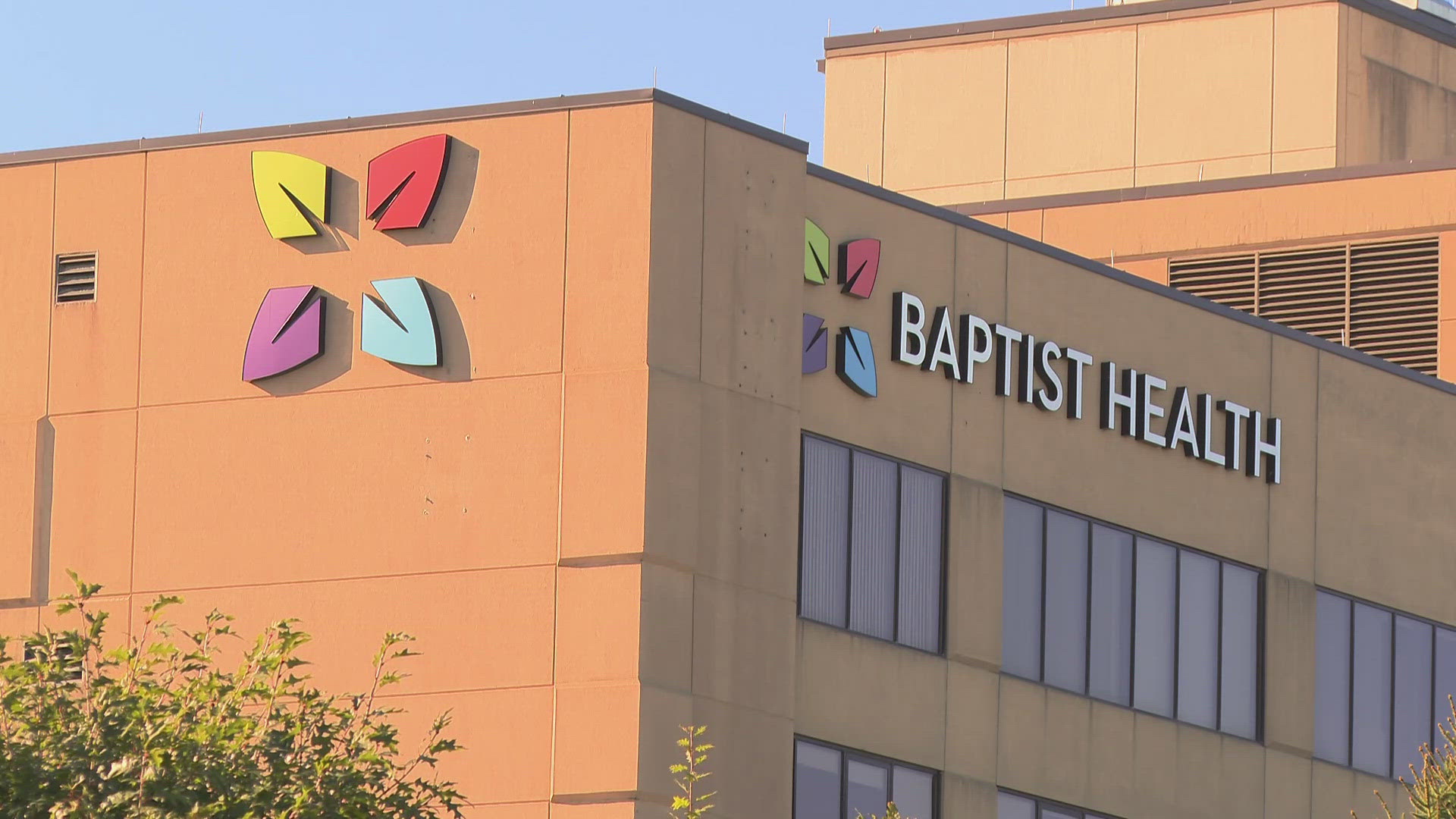 Police said an armed suspect allegedly opened fire near the emergency room at Baptist Health Hardin early Saturday.