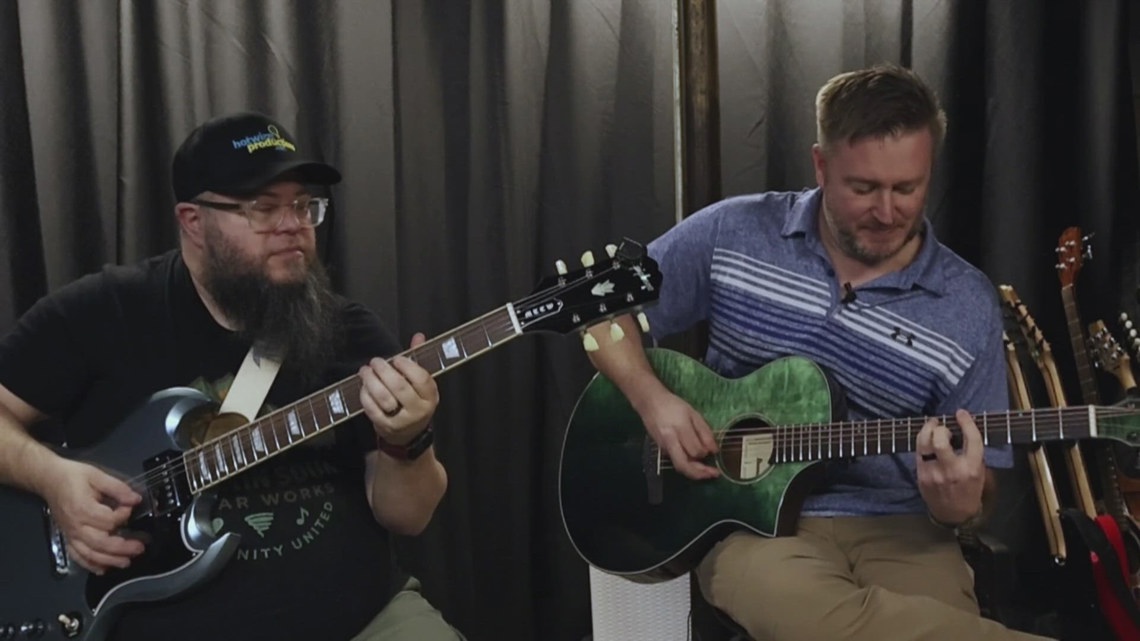 'It's just therapy' | Music brings strangers and neighbors together after tornado tears through town