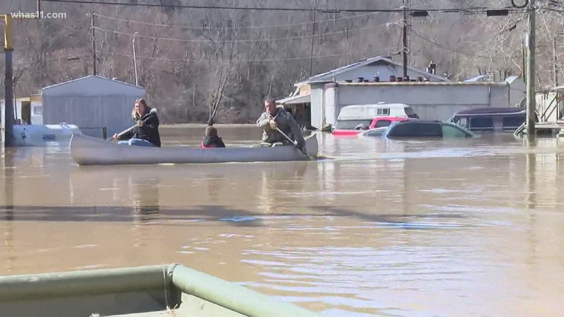 PHOTOS Rising rivers causing major flooding across Kentucky, So