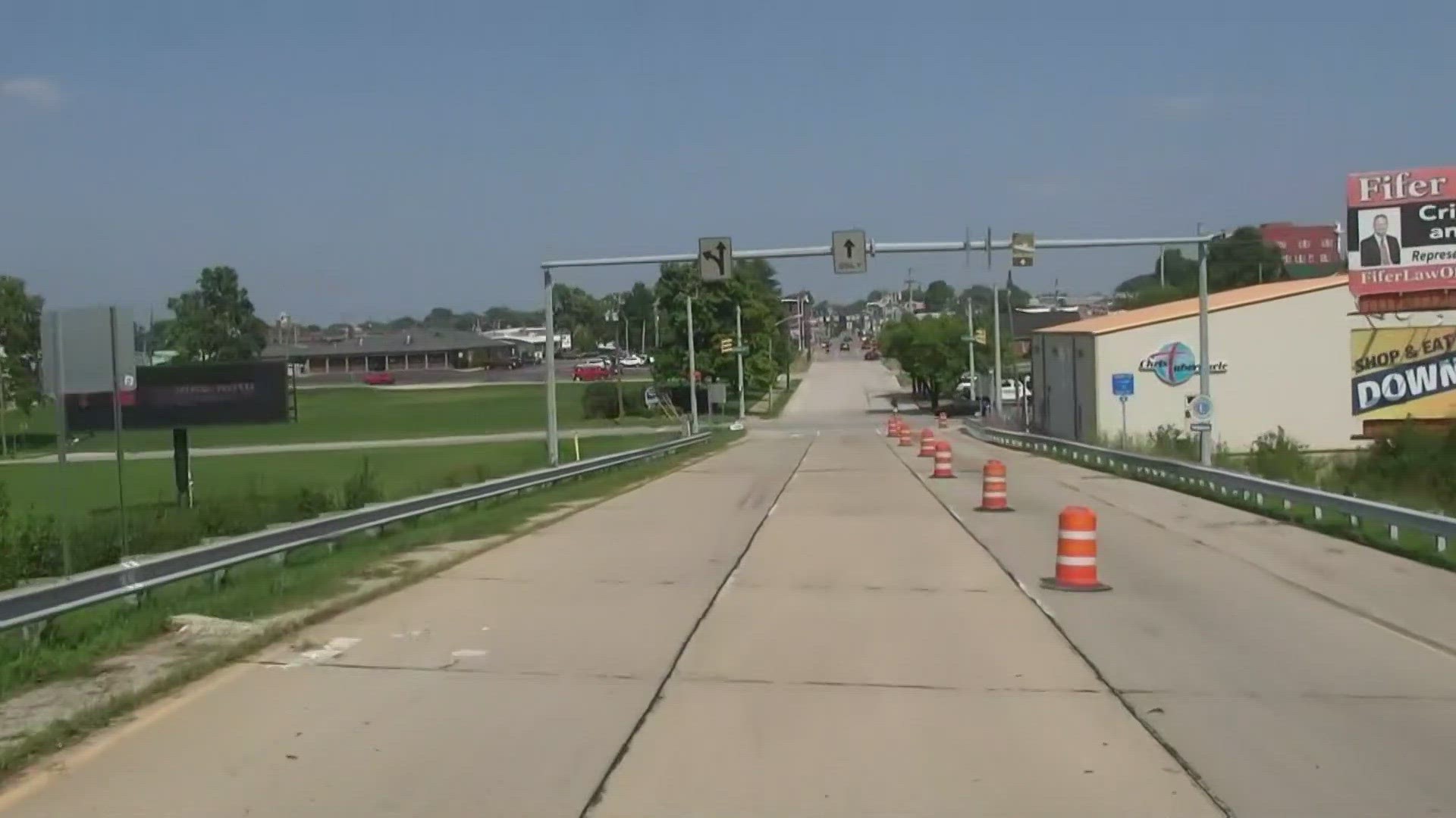 Spring and Elm Streets will have more lane closures as construction continues surrounding the Sherman Minton Renewal Project.