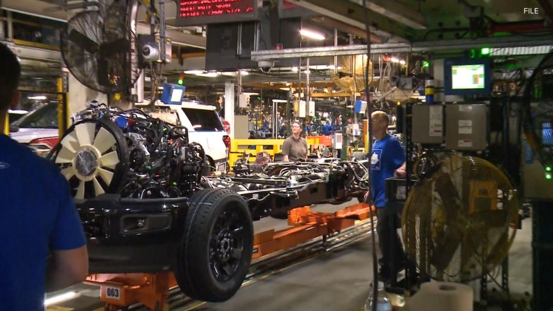 Louisville Ford plant closes after severe weather hits rail lines |  whas11.com