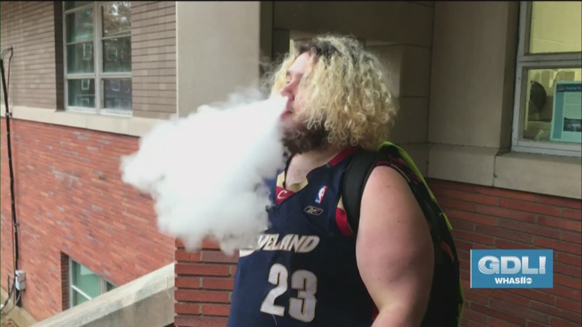 Many of people are no vaping instead of smoking cigarettes, but is it safe? There hasn’t been a lot of research on the health implications of vaping, but that’s changing at the University of Louisville.