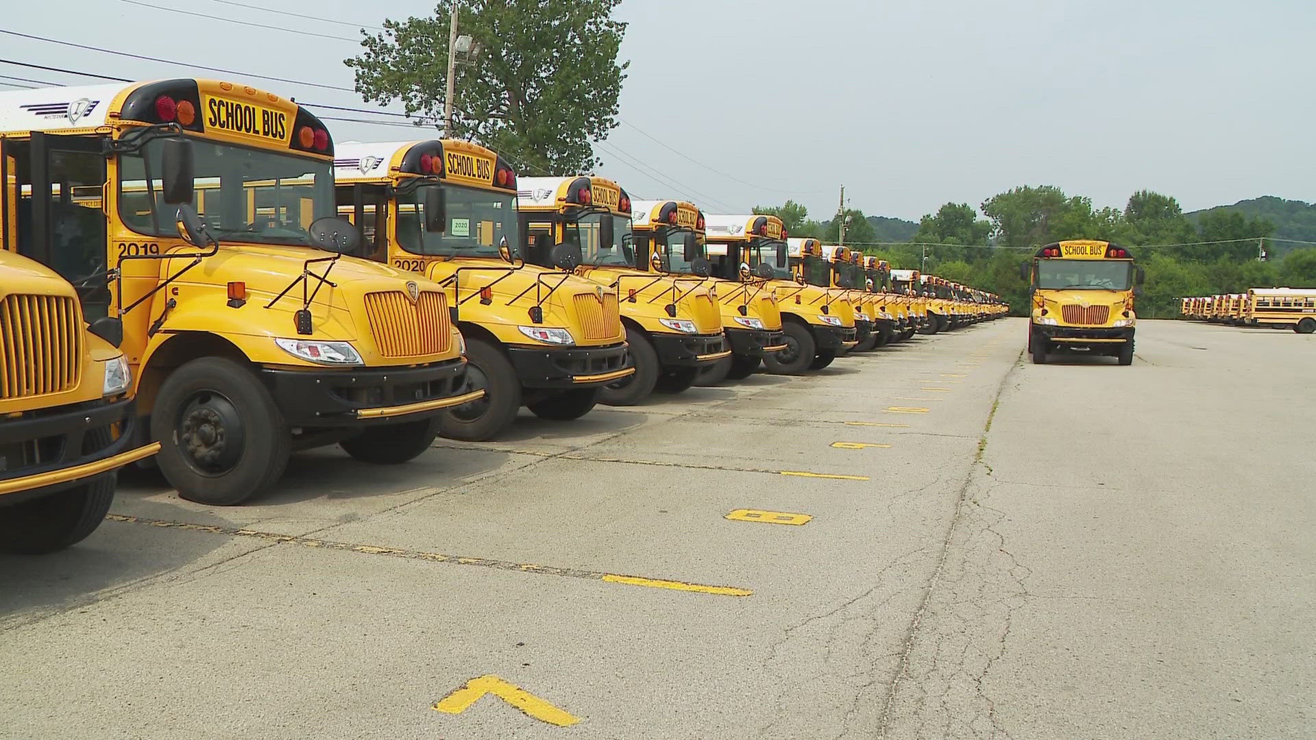 The district said switching back to last year's routes at this time could delay school until October or November.