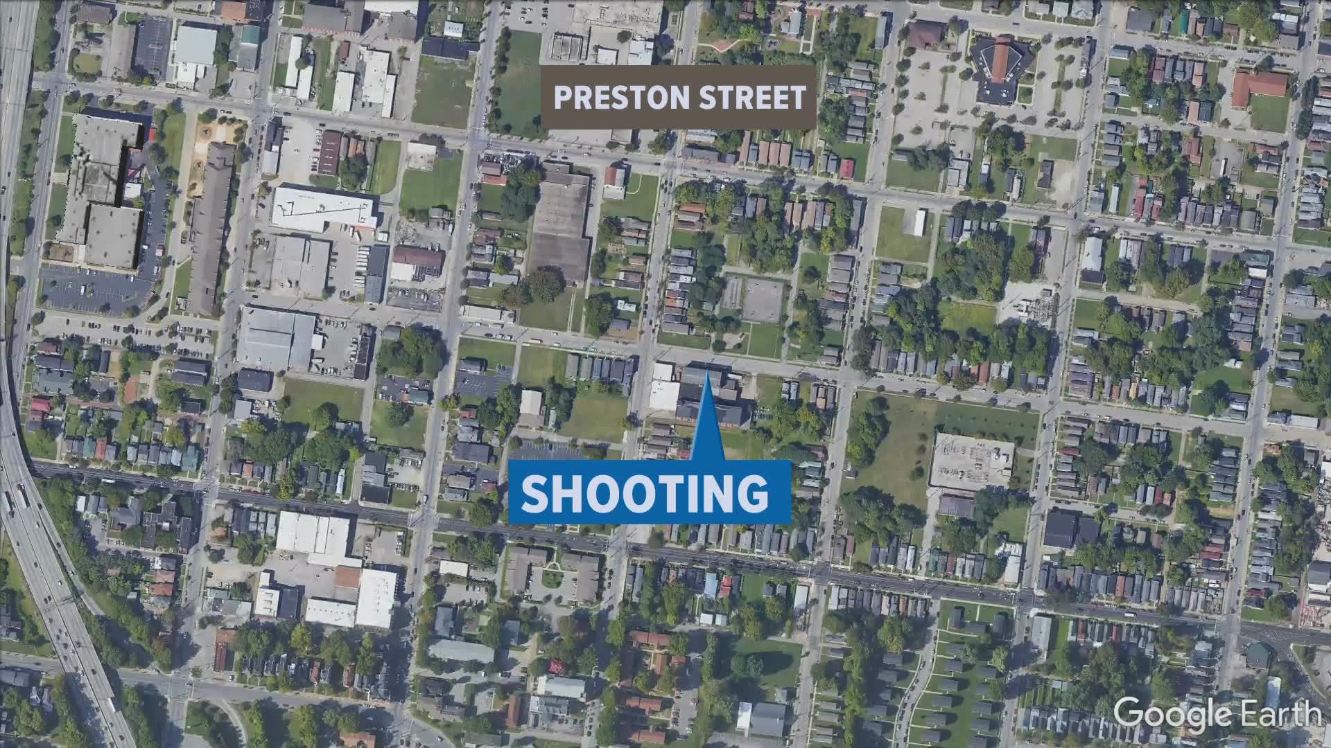Tuesday night, a teen male walked into UofL Hospital with a gunshot wound, around the same time officers responded to reports of gunfire on Caldwell Street.