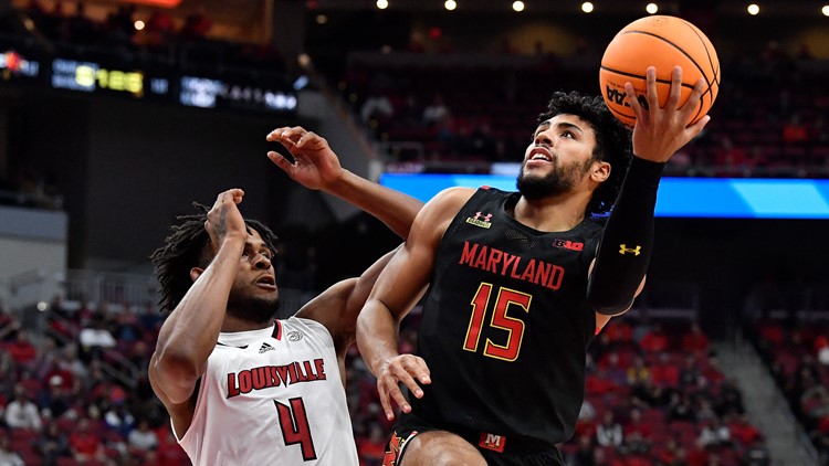 No. 22 Maryland blows out Louisville 79-54