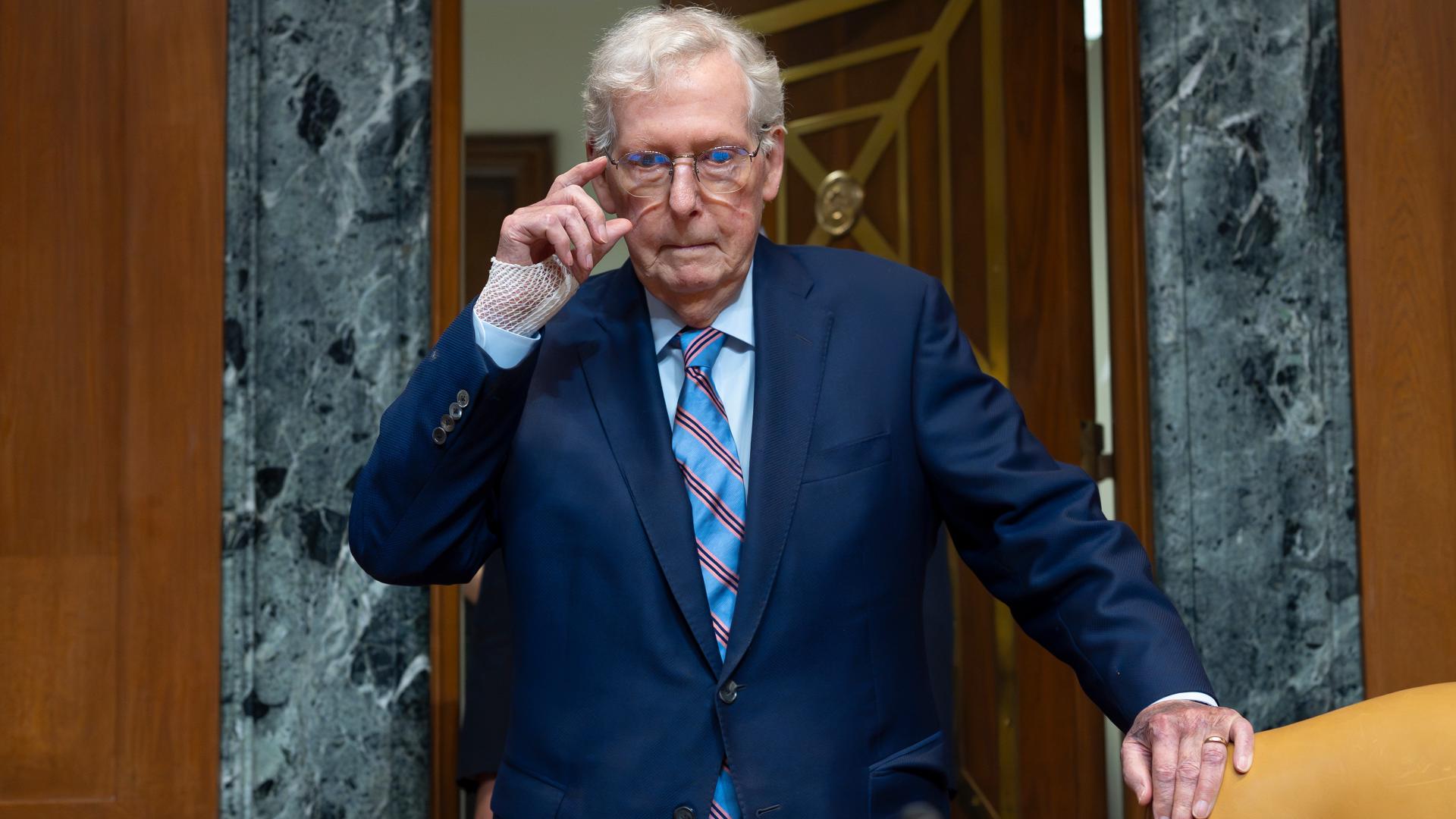 Will Mitch McConnell return to the Senate on Monday?