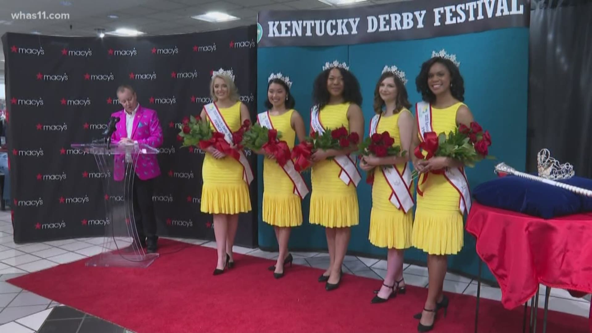 One of them will be crowned queen by a spin-of-the wheel at the Fillies Derby Ball on April 4.