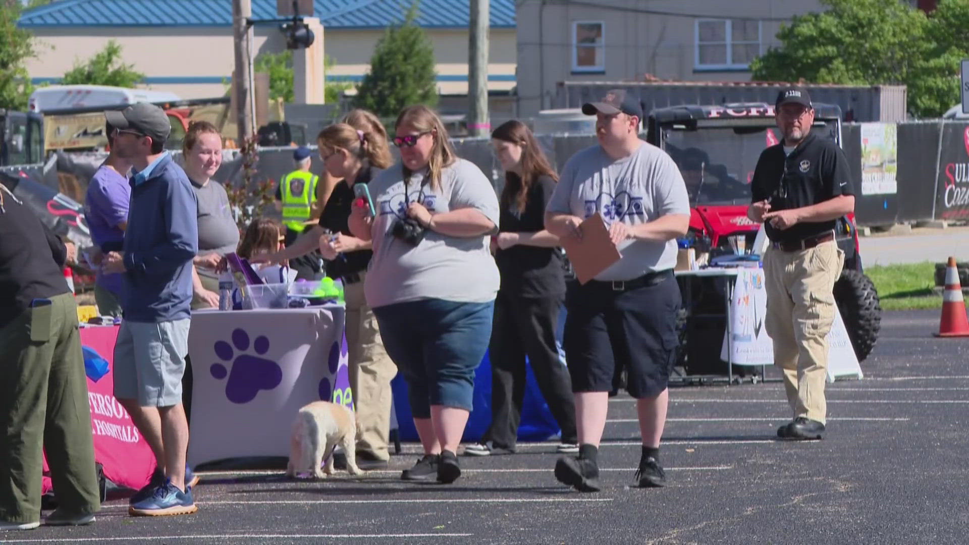 The goal of the Fern Creek Fire & EMS's health fair was to reach community members who may not have access to health care professionals or health care information.
