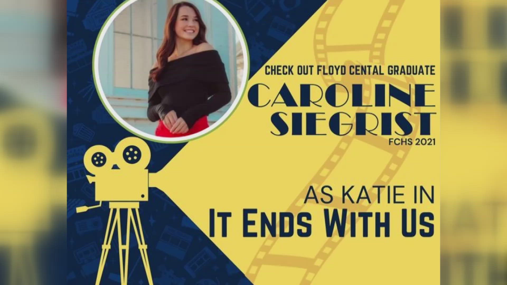 The New Albany community is buzzing with excitement this week, after watching a former student's debut on the big screen.