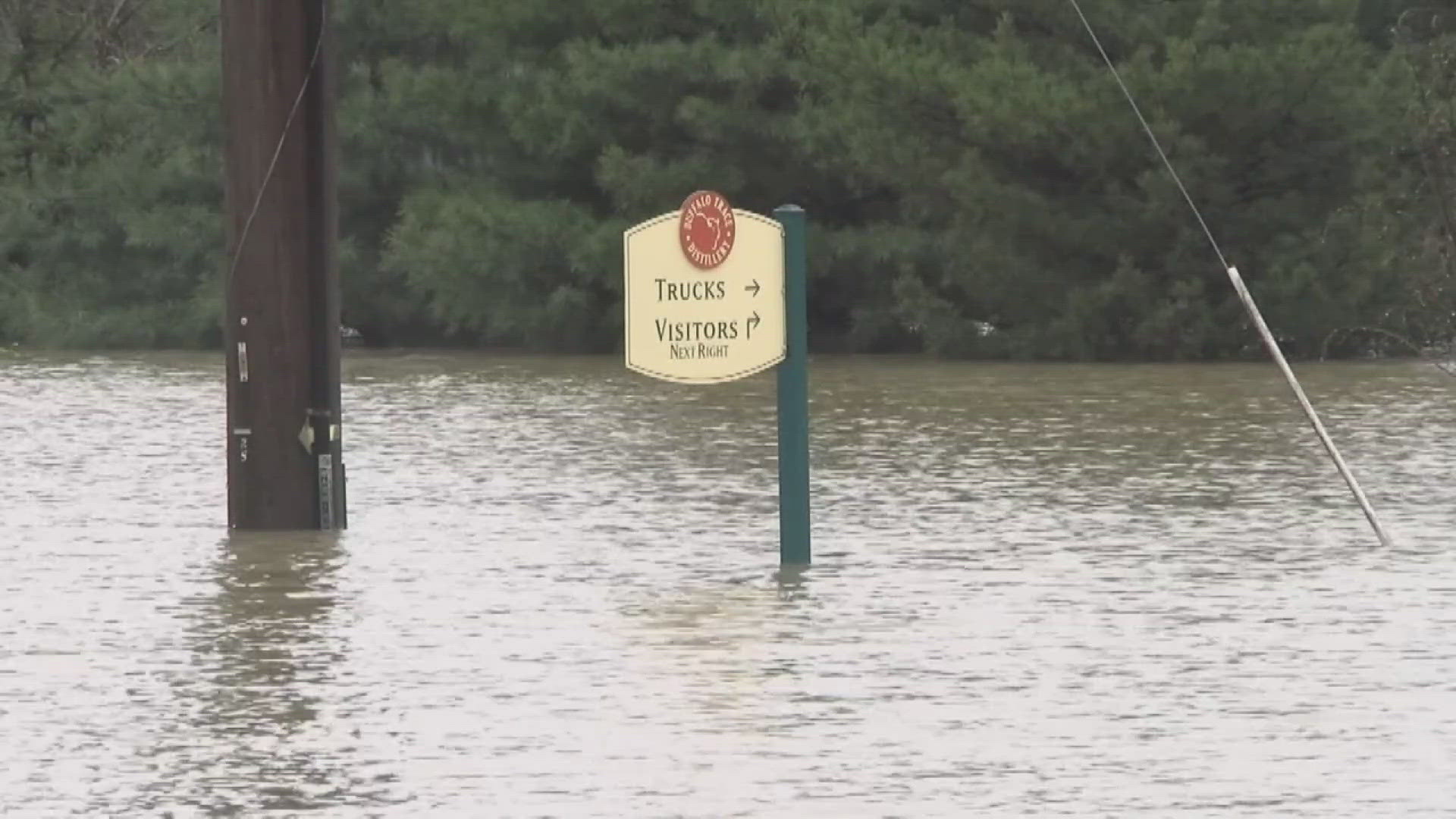 Buffalo trace flooding distillery closes due to unprecedented rain