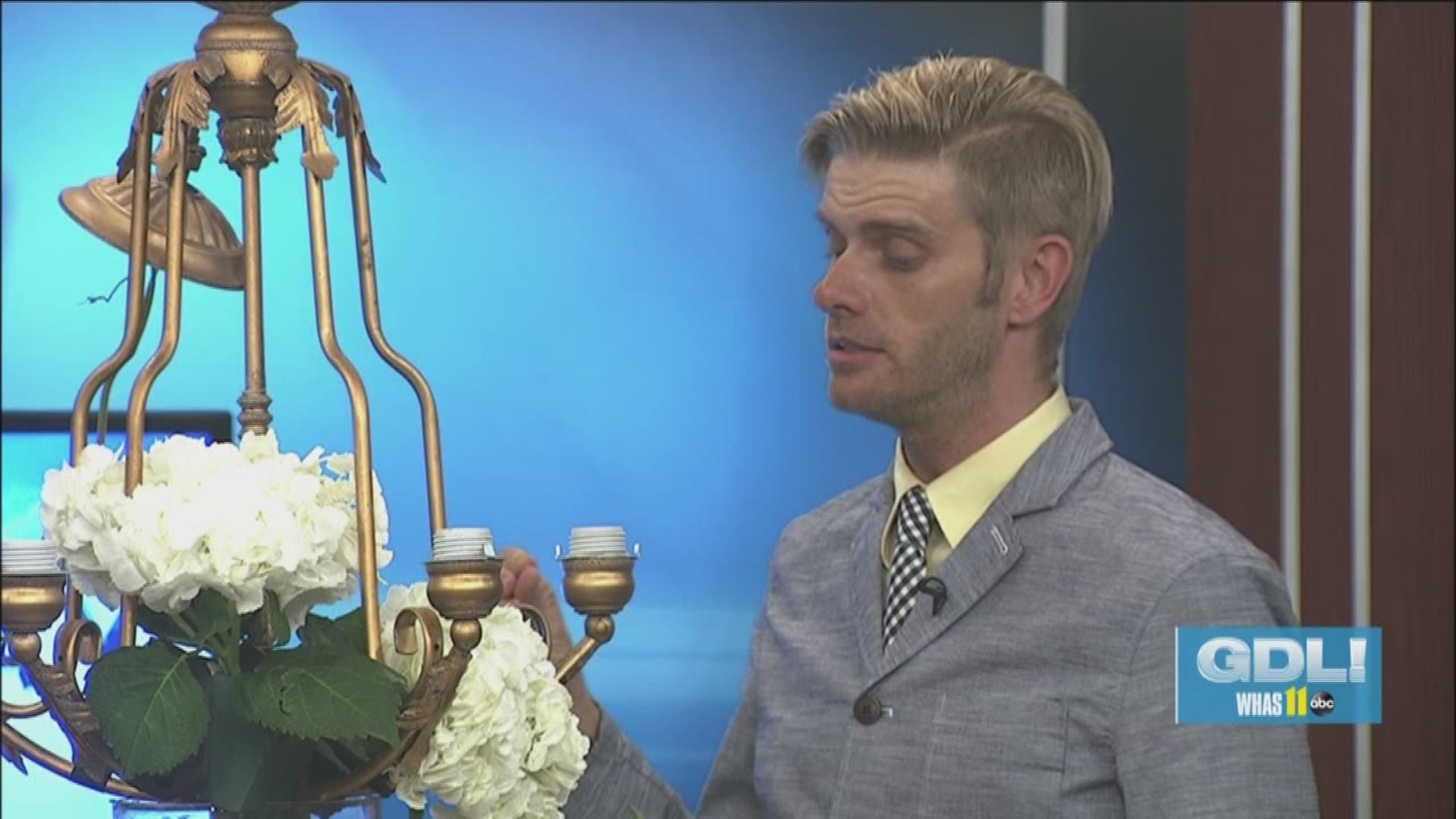 Ben Bland is a local internet celebrity who shows us how to make a grand and flowery dinner table decoration.