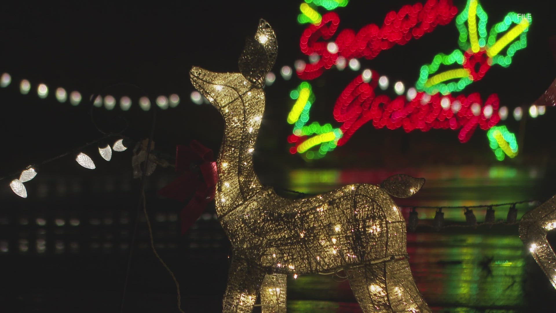 The drive-thru experience will feature hundreds of thousands of lights!