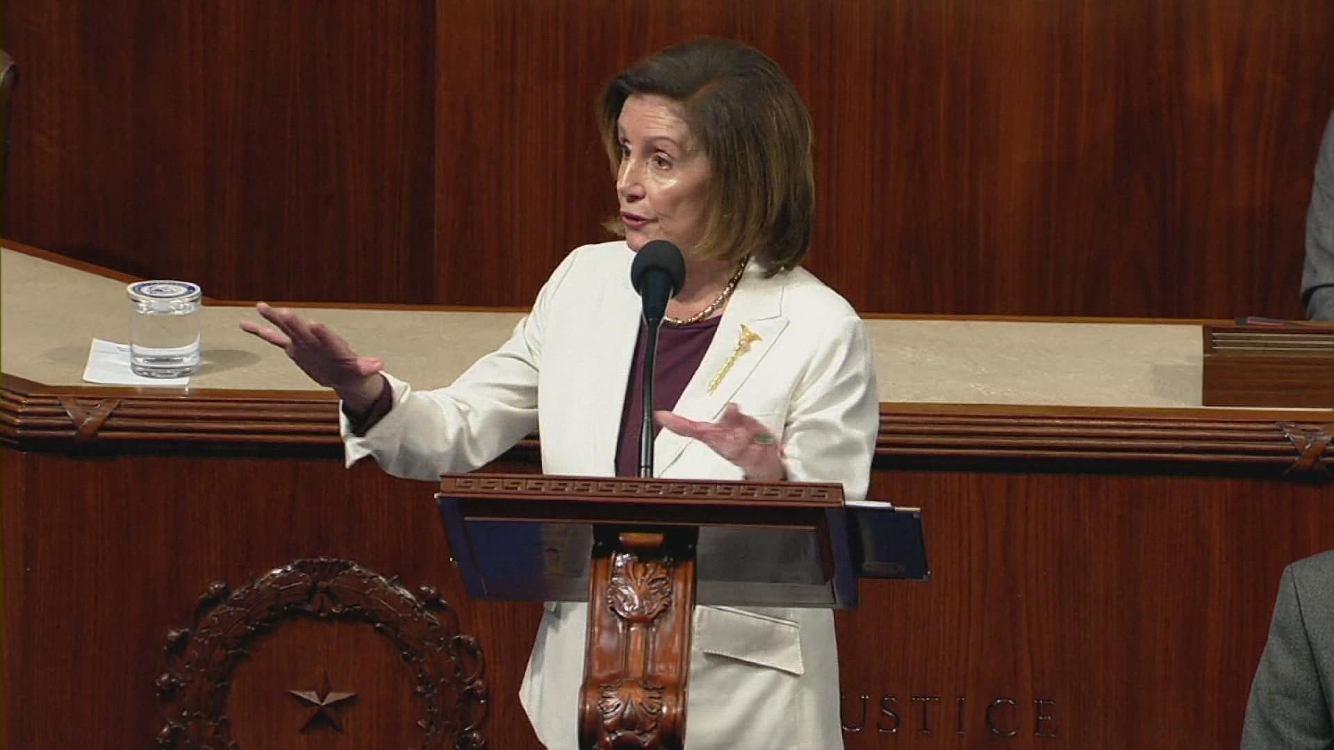 "For me, the hour has come for a new generation to lead the Democratic caucus that I so deeply respect,” Pelosi said in her speech on the House floor.
