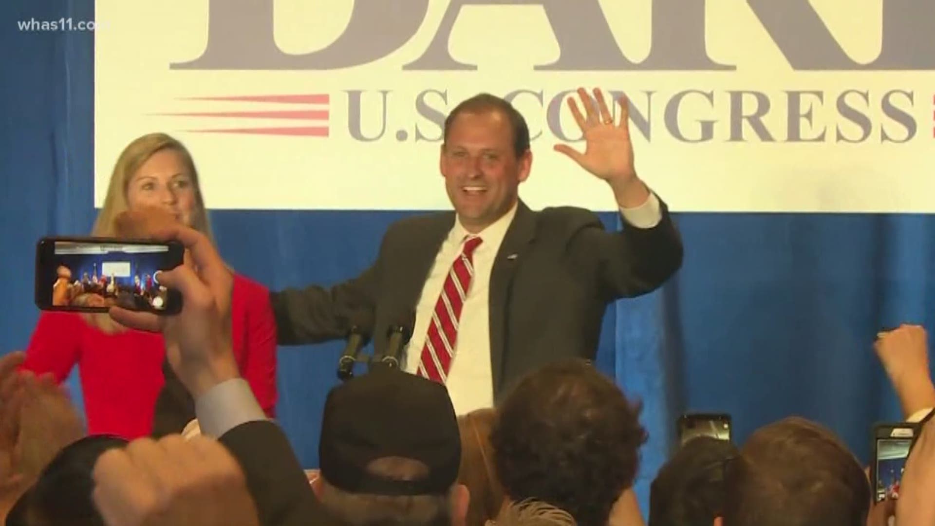 Representative Andy Barr spent about 15 minutes thanking his family, his staff and his supporters - the word coming to mind, he says, was gratitude.