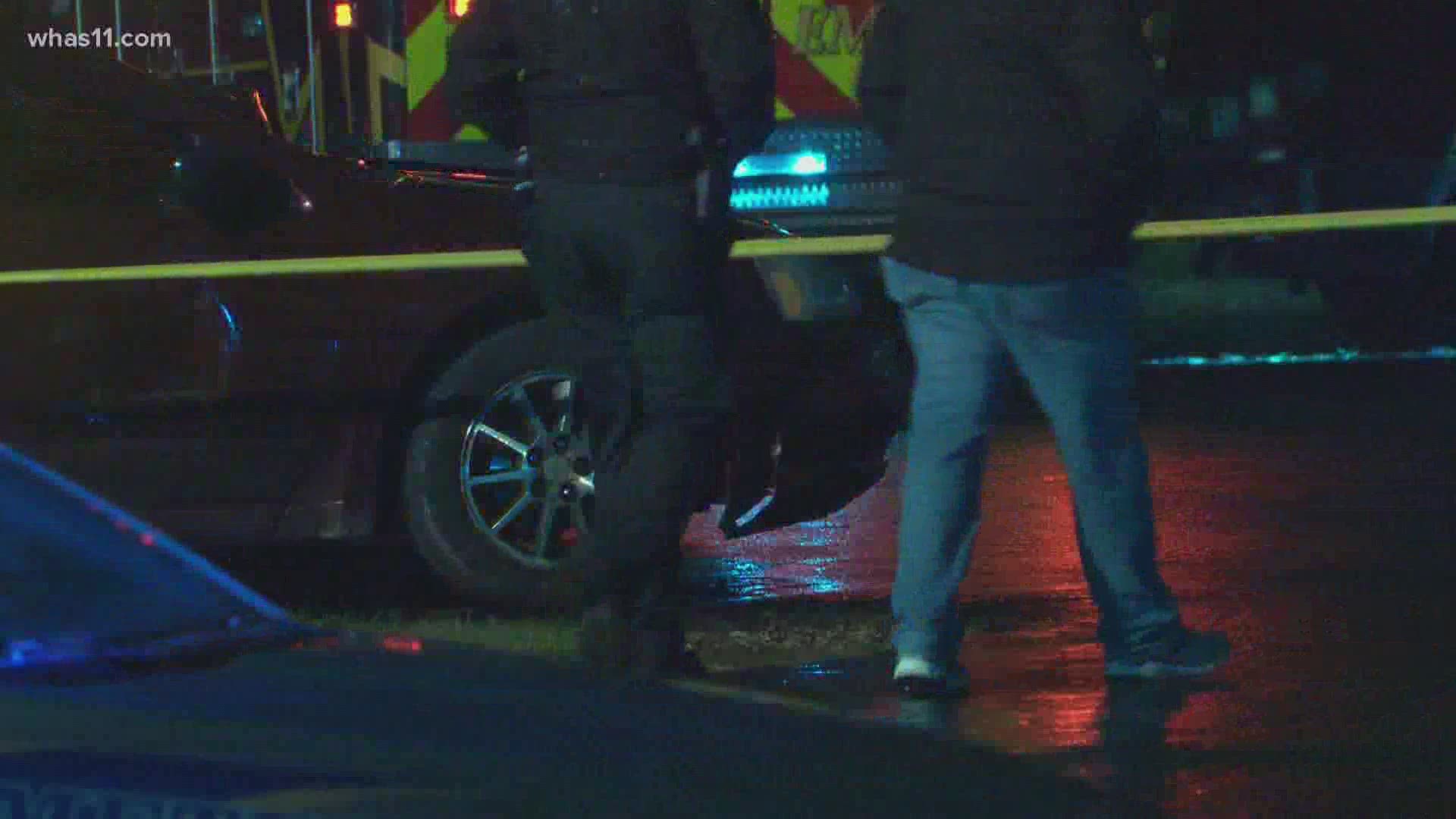 The man and woman were both found shot inside a car Sunday night, according to Metro Police.