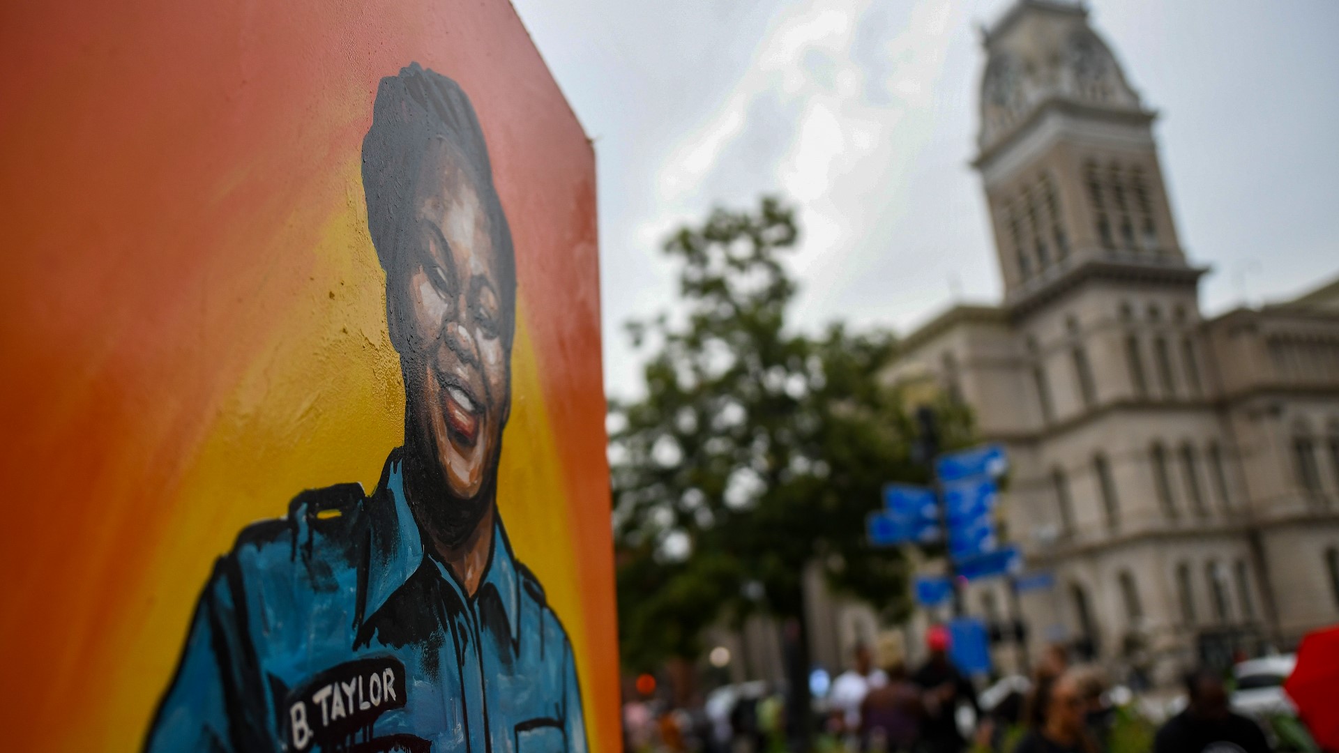 Jefferson Square Park was the centerpiece of the 2020 protests for Breonna Taylor. Now, it's taken on a different tone.