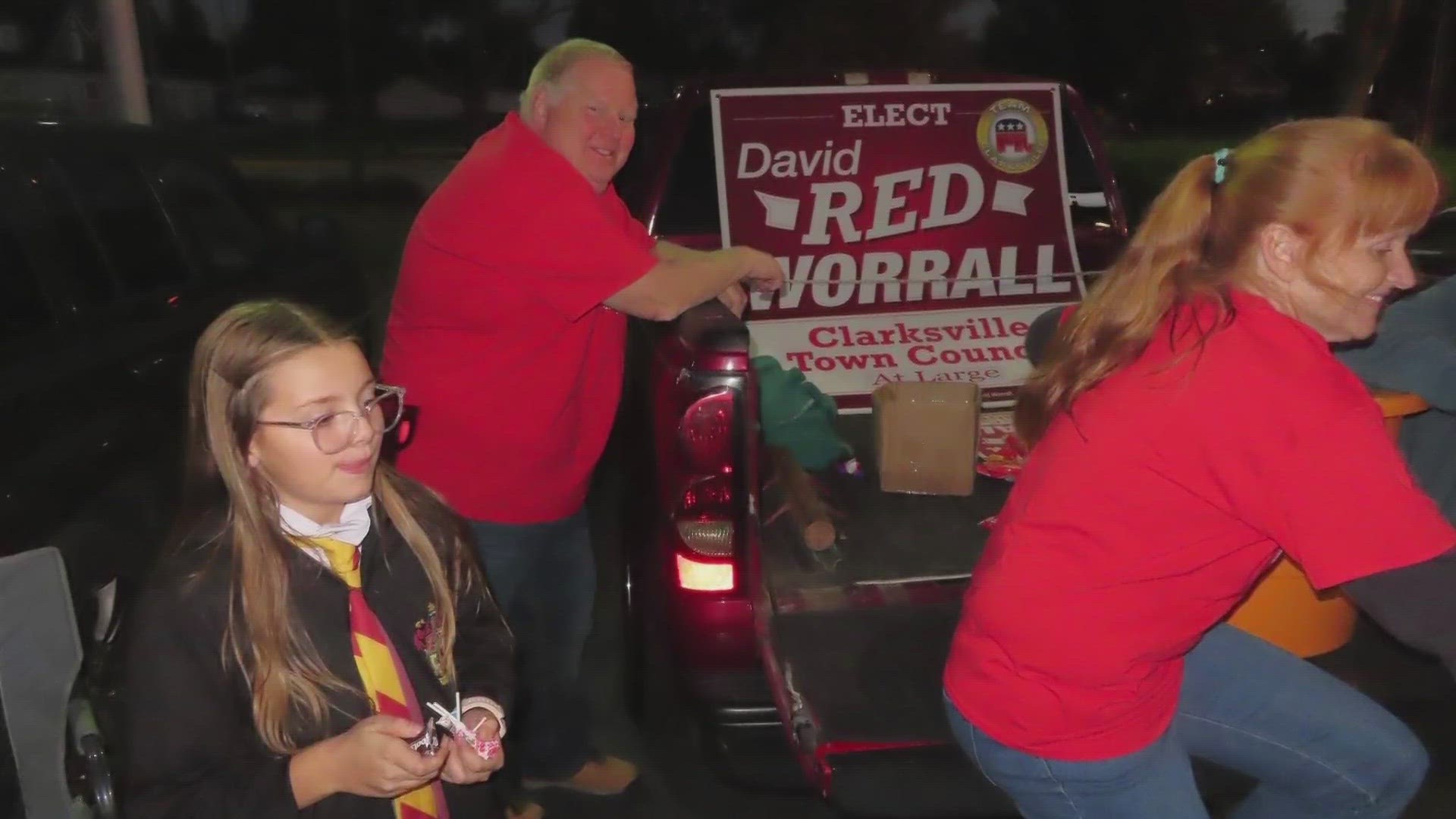 David "Red" Worrall passed away on Election Day after greeting voters at a polling station in Clarksville.