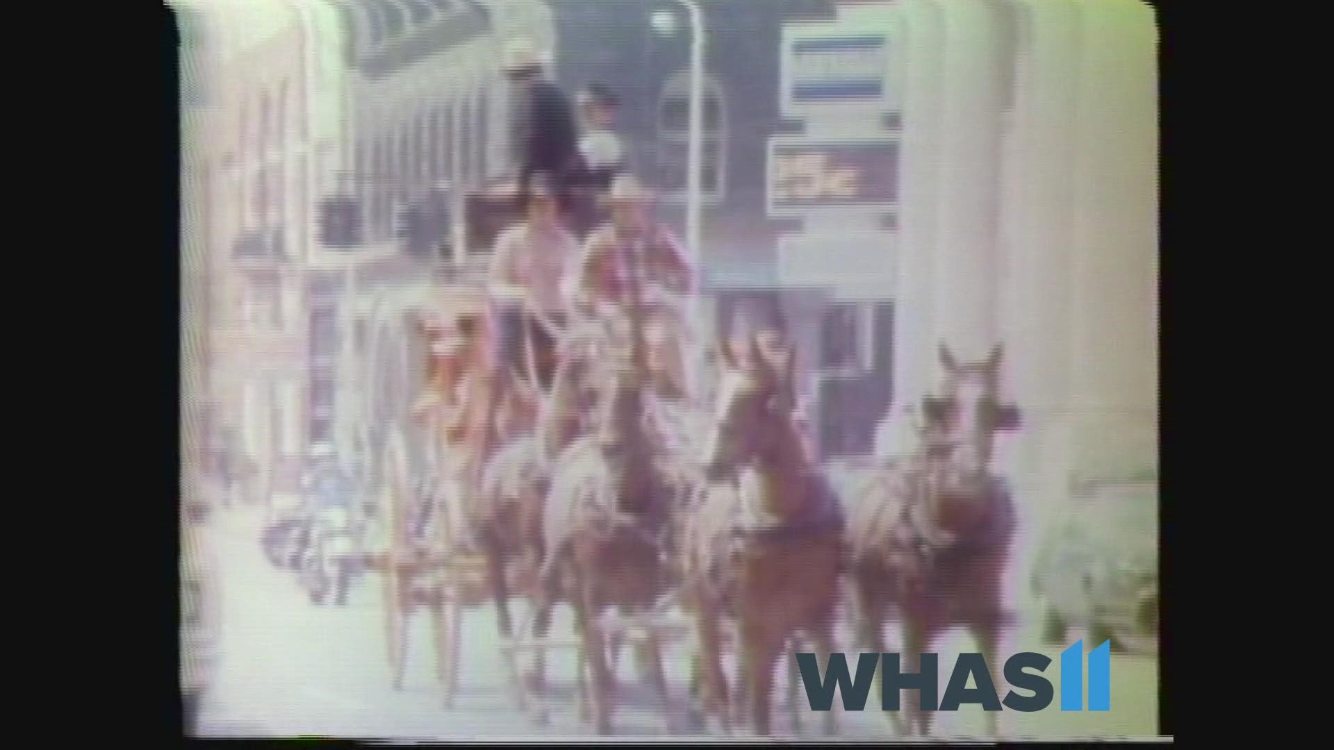 45 years ago this past week WHAS11 covered a stagecoach robbery in front of the National City Building in downtown Louisville.