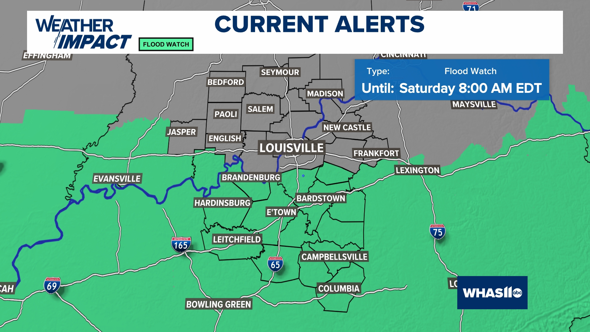 What to expect when Helene remnants arrive in Louisville | whas11.com