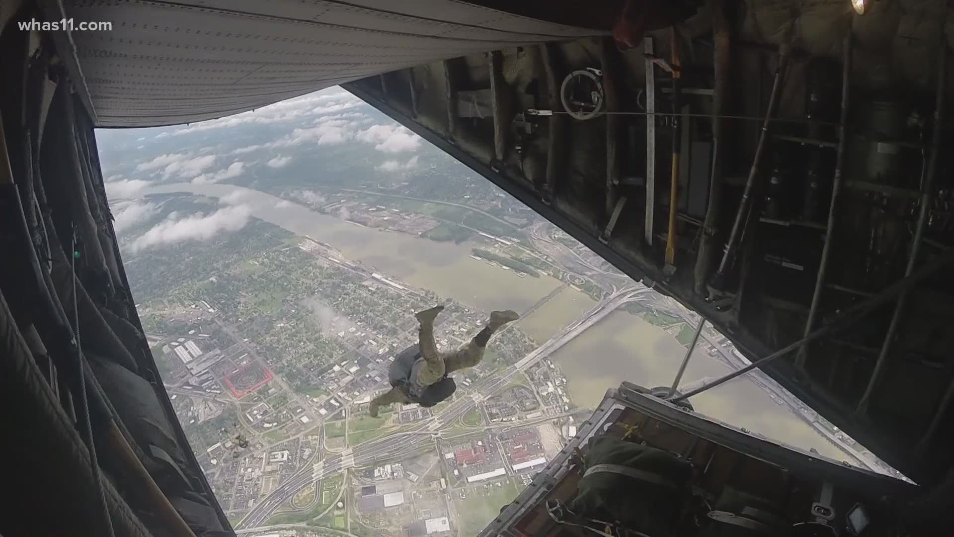 The HALO or High Altitude Low Opening jump by the KY National Guard will be on display at Thunder over Louisville.
