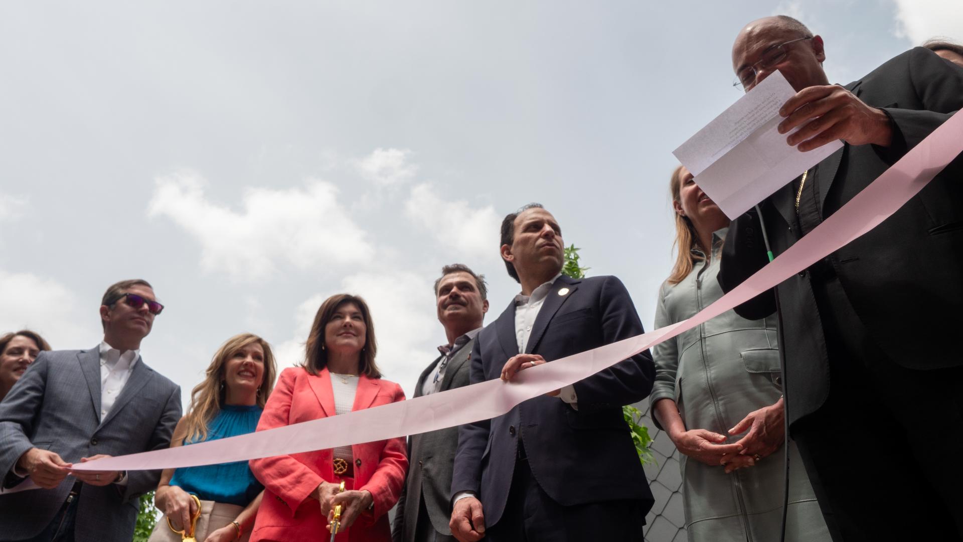 "As we gather here today, we are reminded of the restorative power of nature and the importance of creating spaces that nourish the mind, body and spirit."