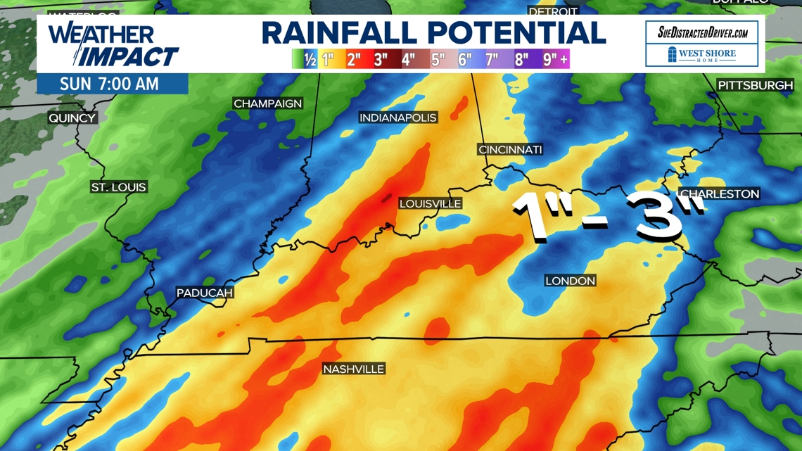 Aquí es cuando se supone que debe llover en Kentucky e Indiana esta semana Aquí es cuando se supone que debe llover en Kentucky e Indiana esta semana
