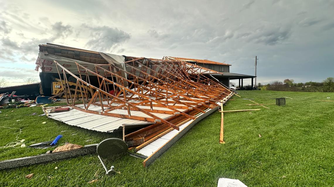 Reported tornado causes damage in southern Indiana, Kentucky | whas11.com