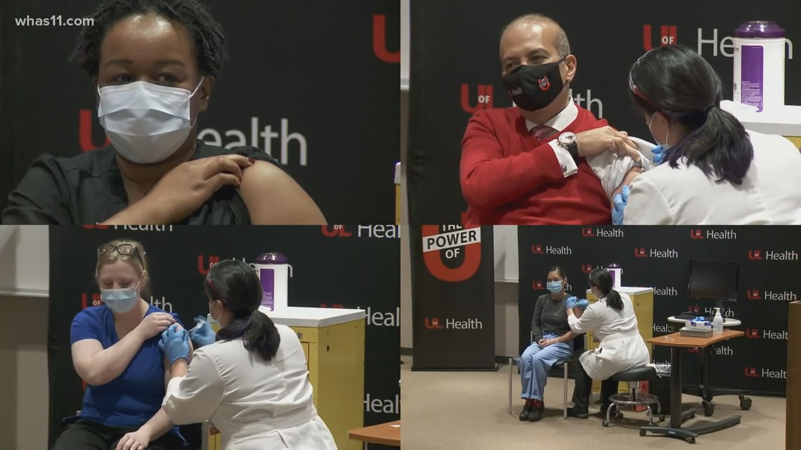 First shot of hope: UofL frontline workers week after COVID shot - Vimarsana News