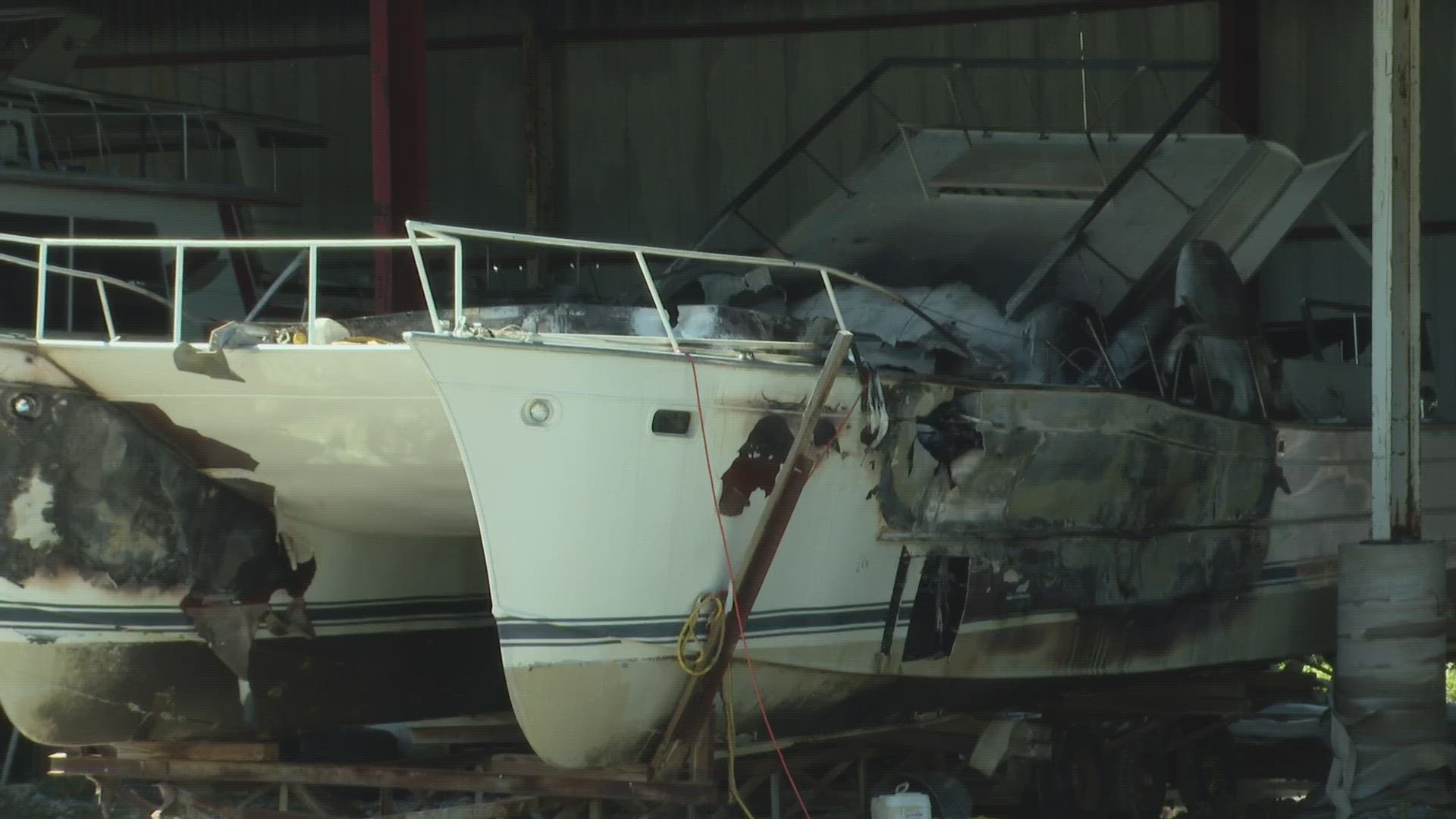 The boat had at least 200 gallons of fuel on board.
