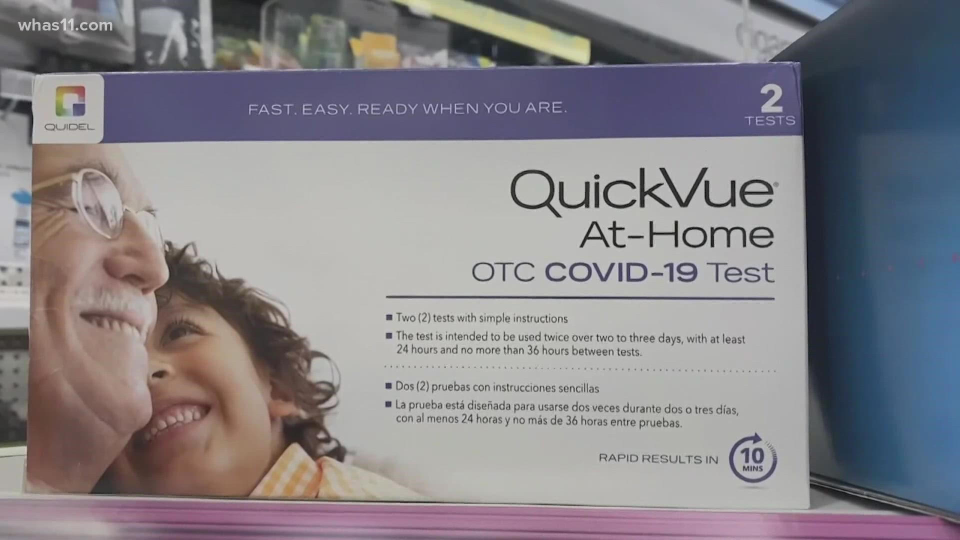 The CDC says at-home tests are intended to be an early line of defense against COVID-19.