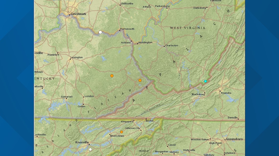 Earthquakes reported in East Kentucky, Tennessee reported | whas11.com