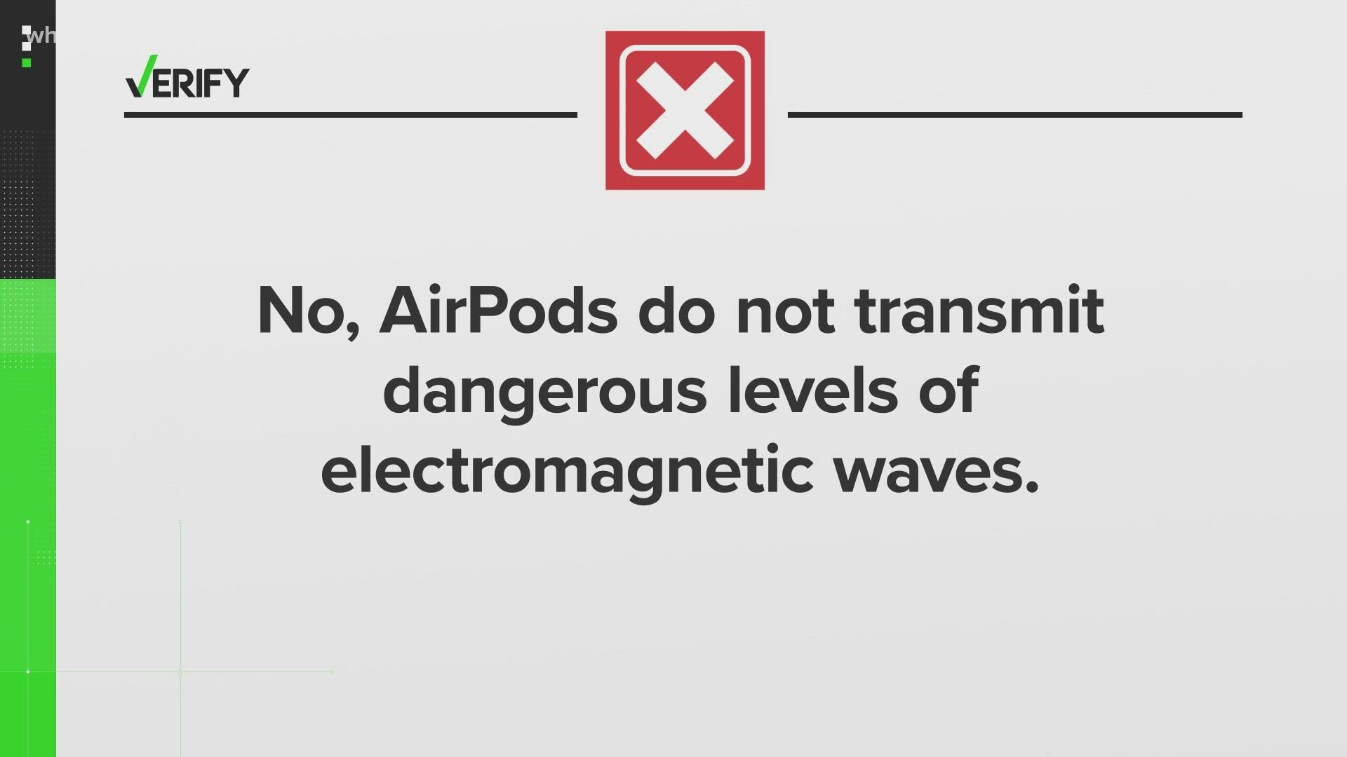 AirPods expose users to electromagnetic waves far below the FCC’s limit, which all wireless devices in the U.S. must follow.