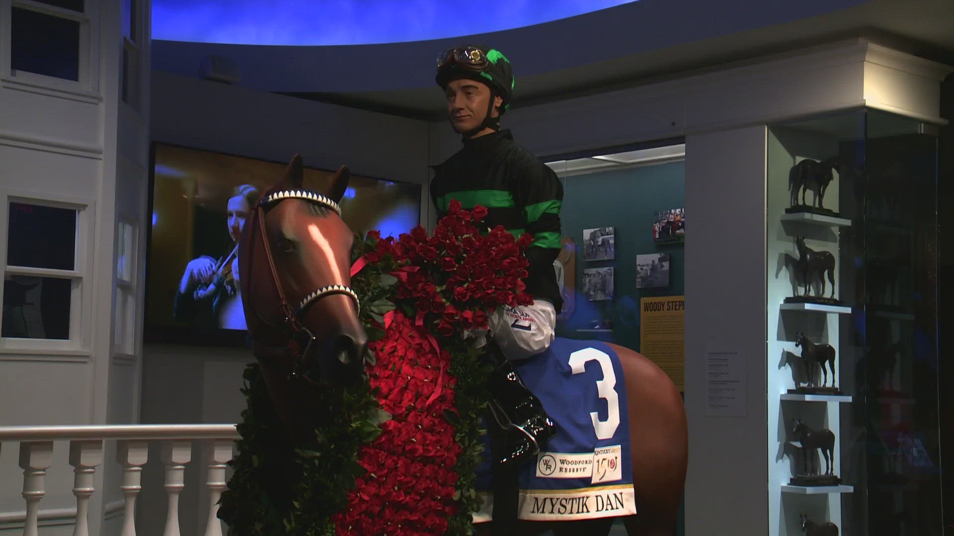 Every year, the Kentucky Derby Museum updates the Winner's Circle to commemorate the latest Derby champion, and this year was no exception.