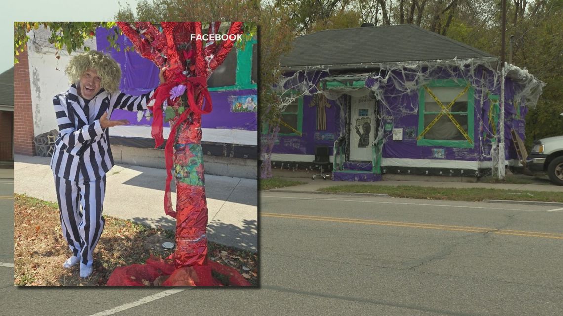 New Albany man who spreads joy with home decorations dies after colon cancer battle