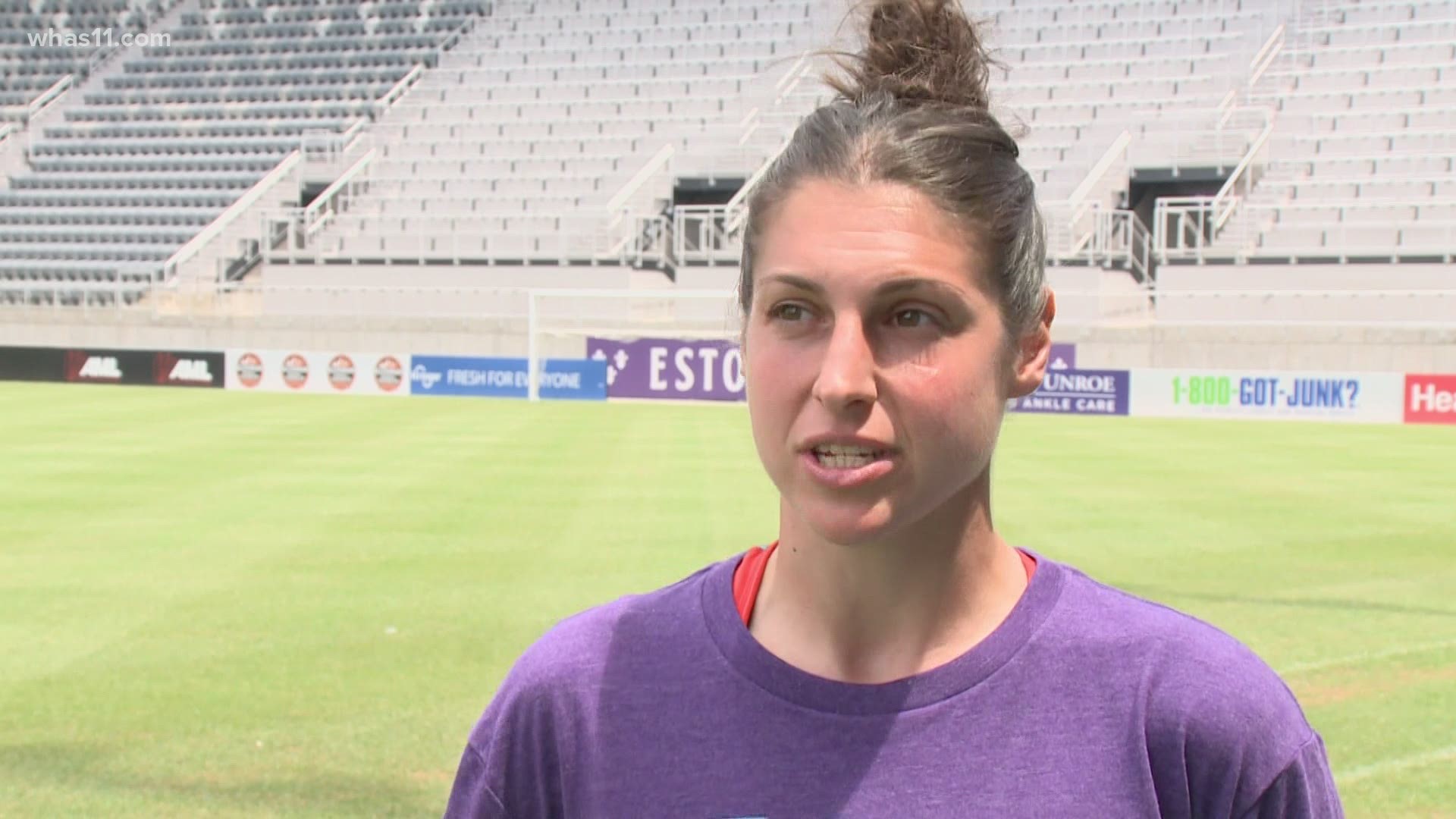 The goalkeeper is the club's captain who has been an NWSL veteran.