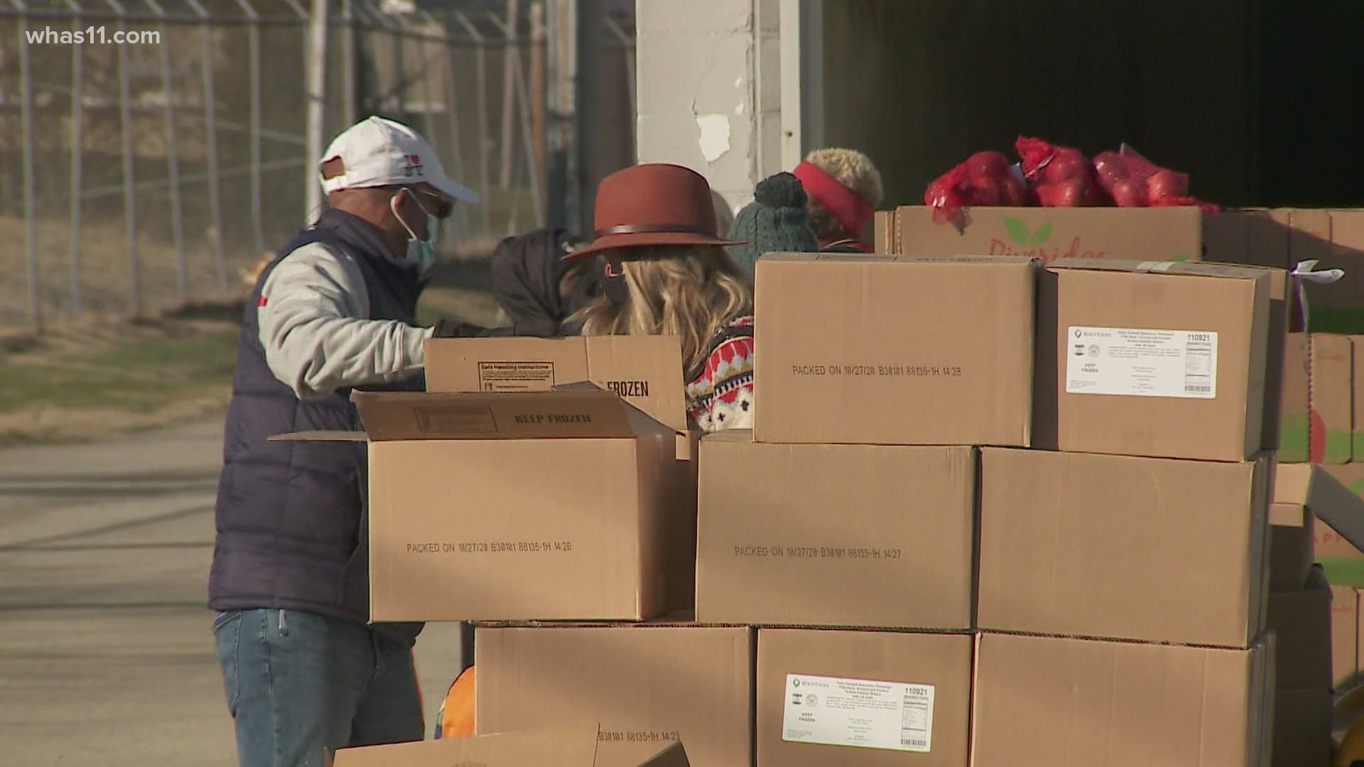 Dare to Care Food Bank received a $55,000 donation from Hillerich & Bradsby Co., which owns the Louisville Slugger Museum and Factory and produces Bionic Gloves.