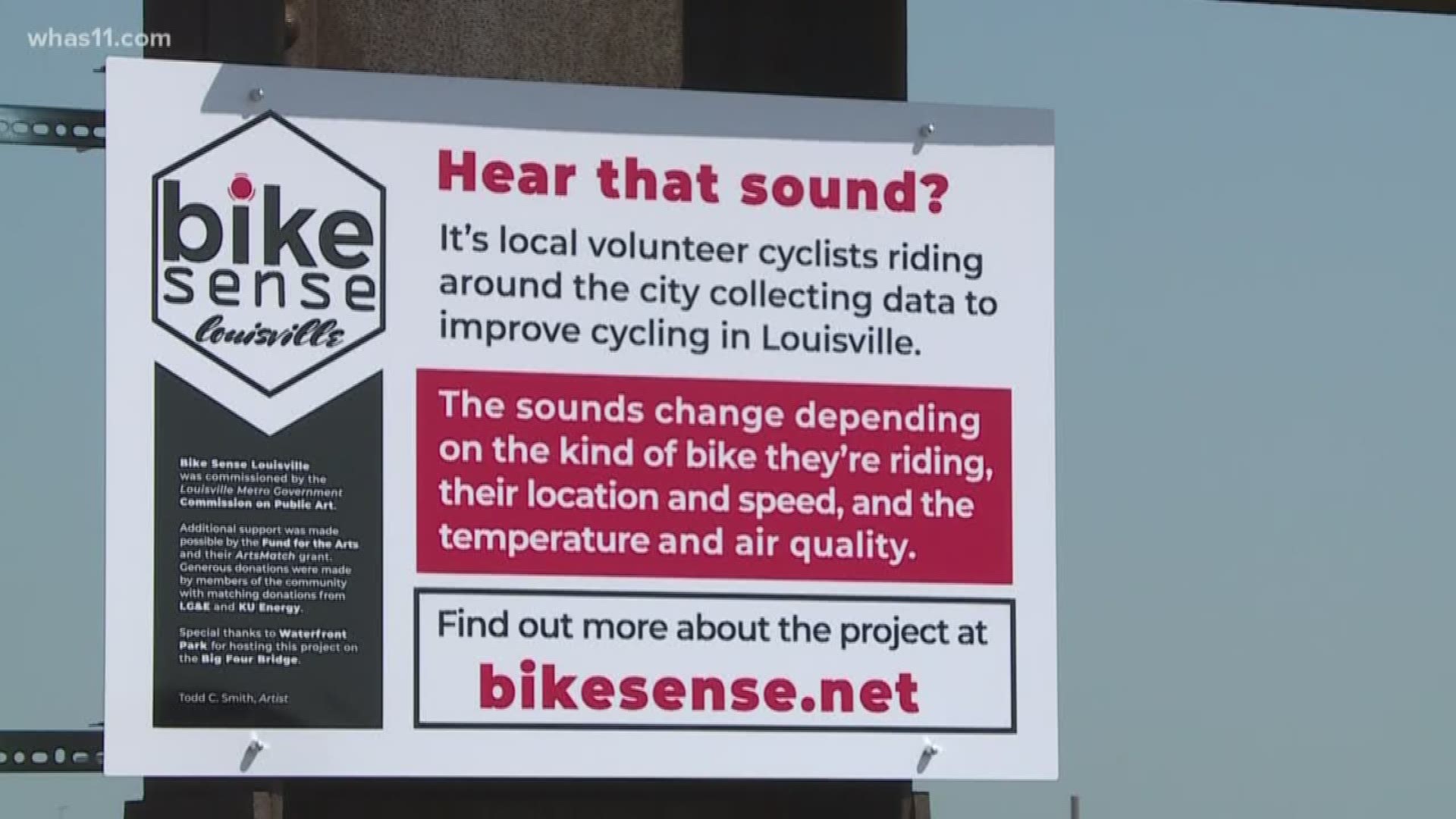 Louisville Metro is tracking cyclists while also creating an artistic way to get the community involved.