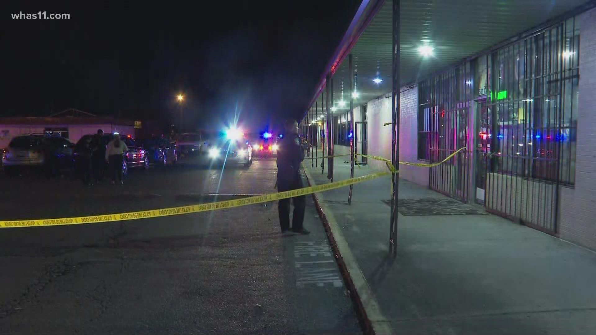 One of three men shot Monday night outside of a handful of businesses in the Newburg neighborhood has died, according to police.