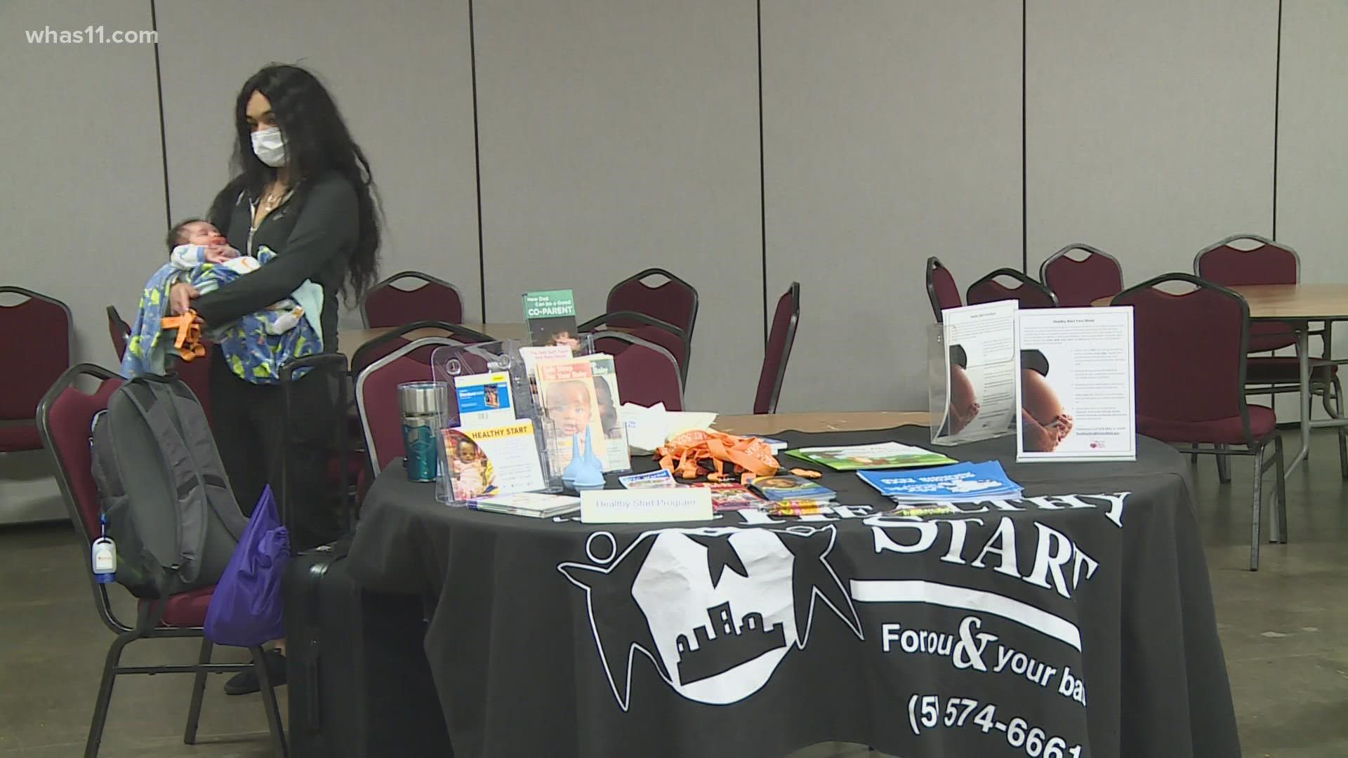 Louisville organizations host community baby shower to help needy