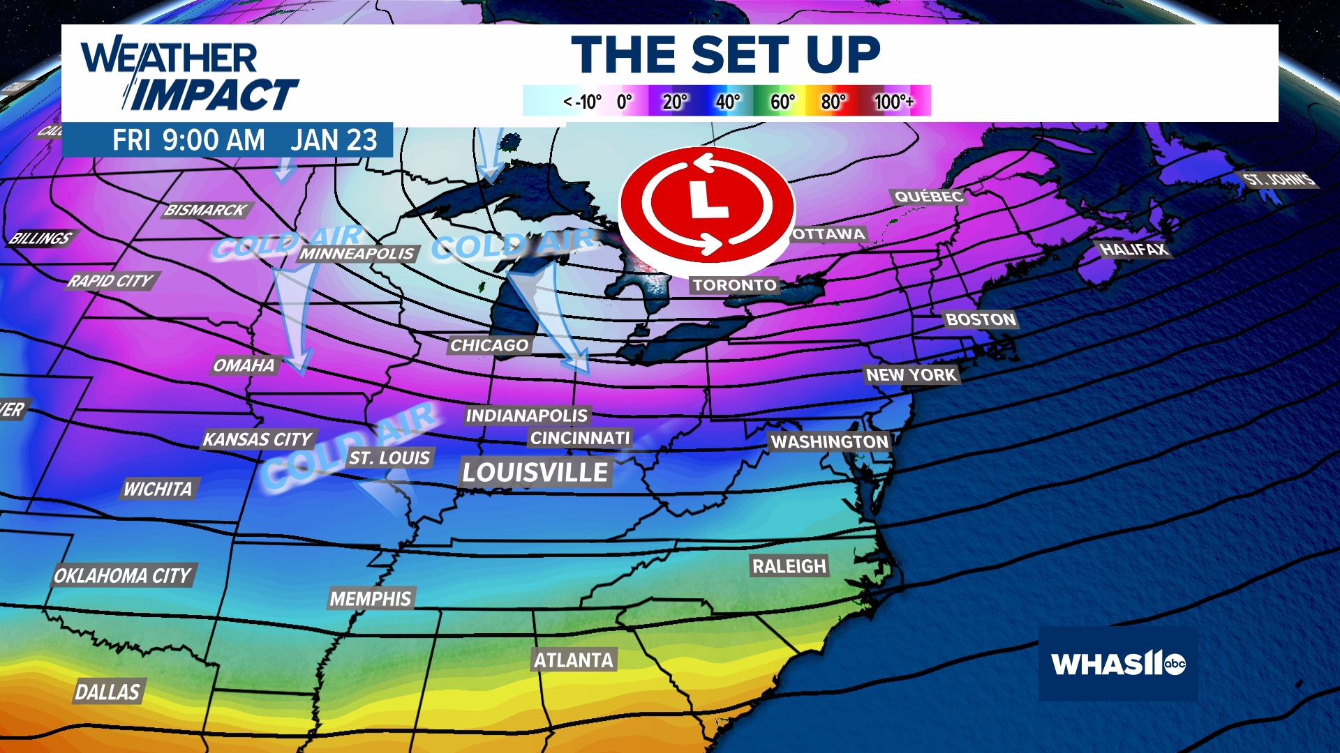 Snow storm to blanket Kentucky and Indiana this weekend | Full Forecast ...