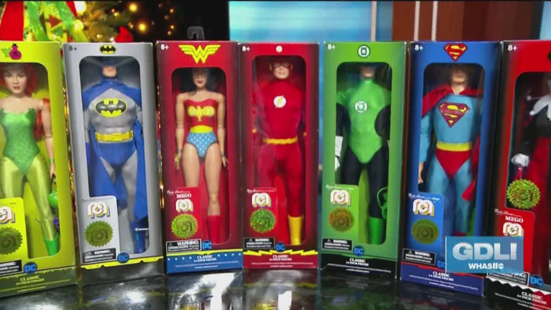 Marty Abrams of Mego Corporation stopped by Great Day Live with lots of toys. The company recently made a comeback and has reissued some beloved favorites.