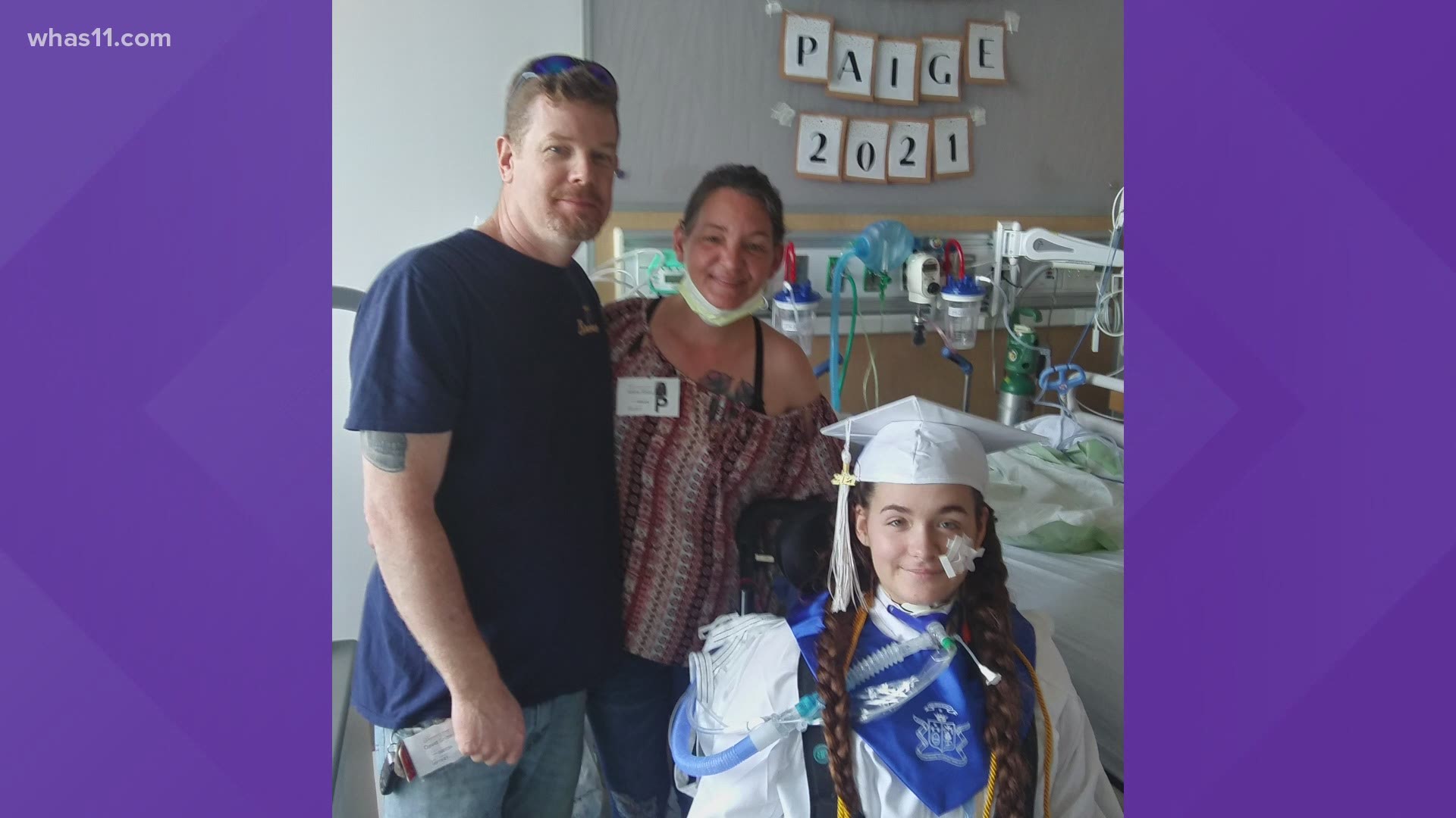 Paige Enyhart and her family are now hoping the community can help them make necessary changes to her home so it's ready when she leaves the hospital in July.