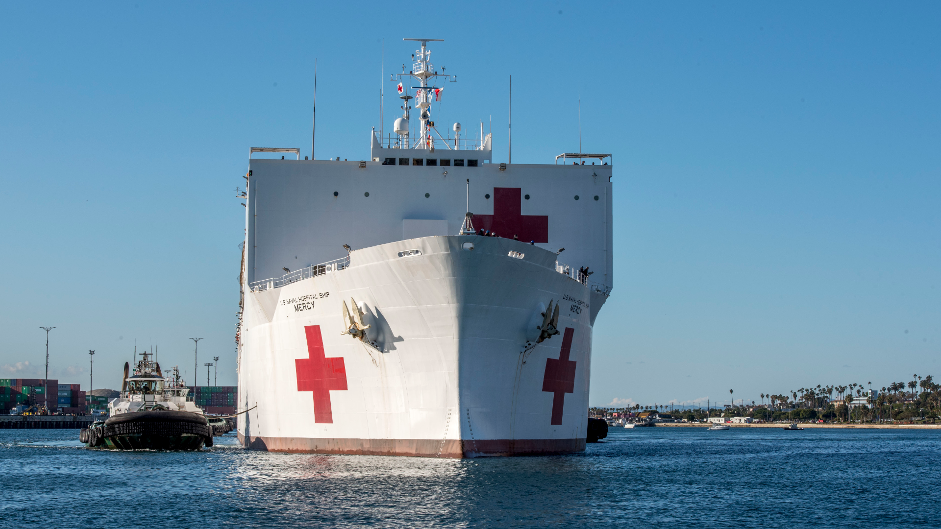 The USNS Comfort will serve as a referral hospital for non-COVID-19 patients currently admitted to shore-based hospitals.