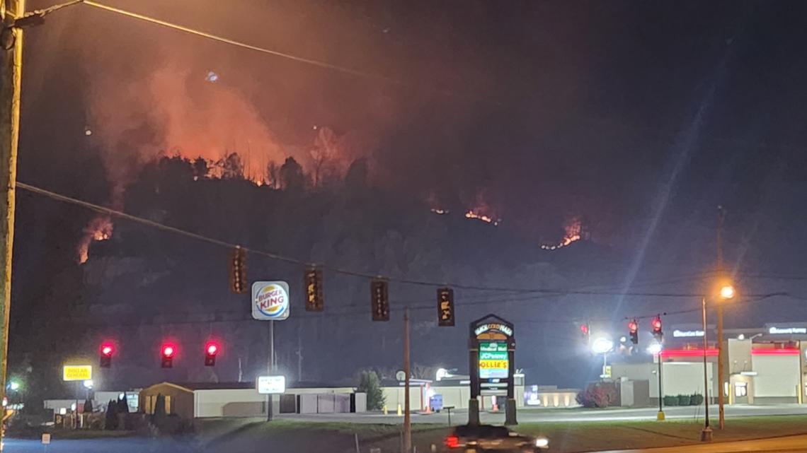 PHOTOS: Wildfires burn across eastern Kentucky | whas11.com