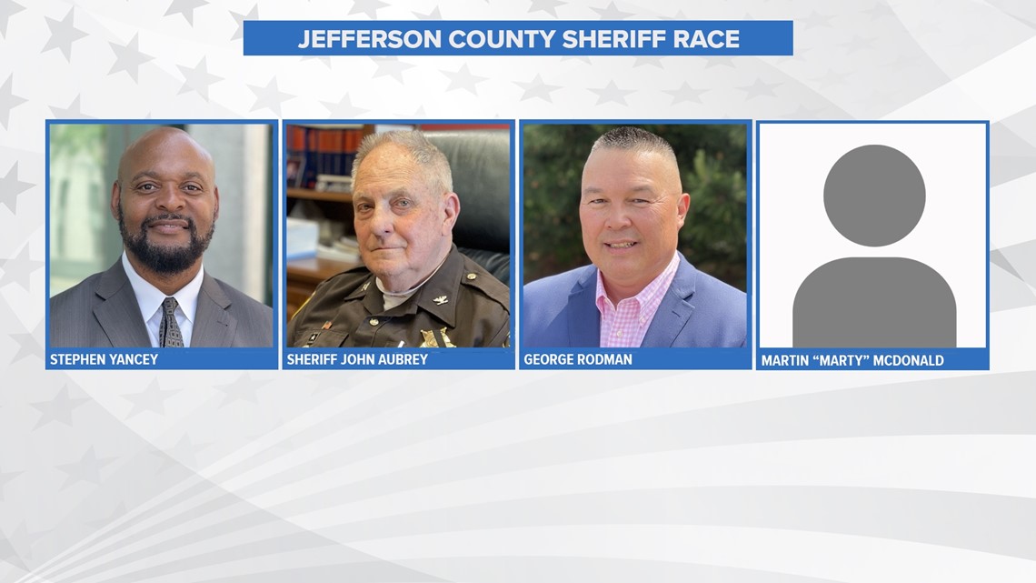 Here are the candidates seeking Jefferson County Sheriff