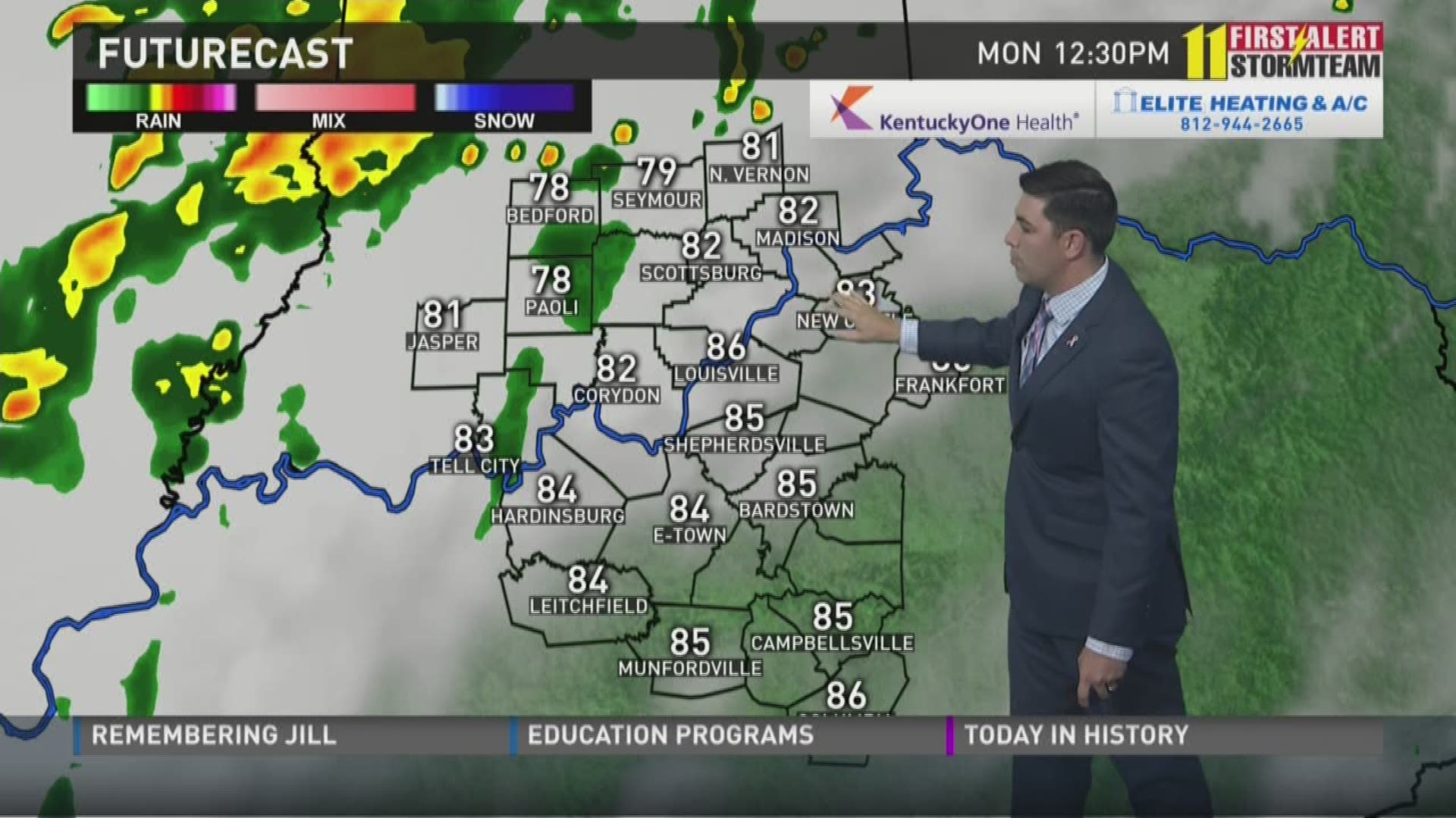 WHAS 11 First Alert Stomteam Forecast | 0