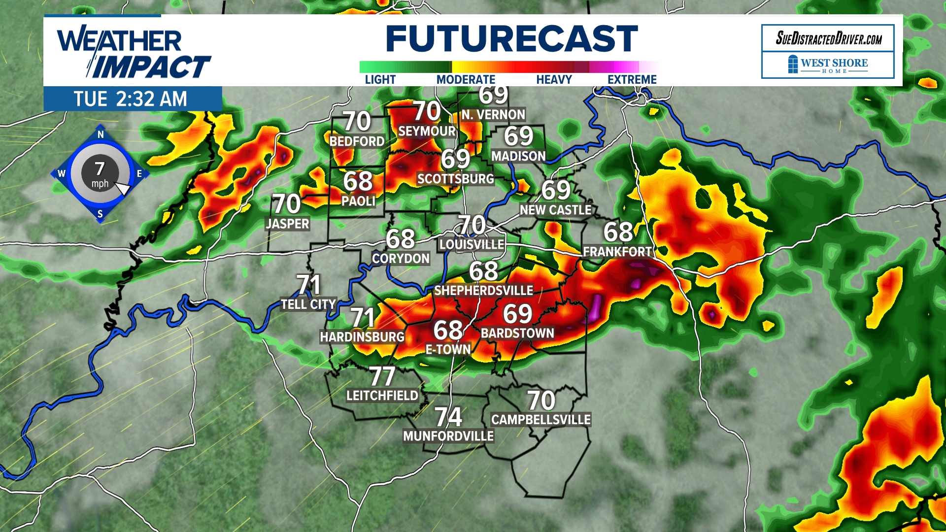 Whas Weather Strong storms possible in Louisville on Monday; Latest timeline ...