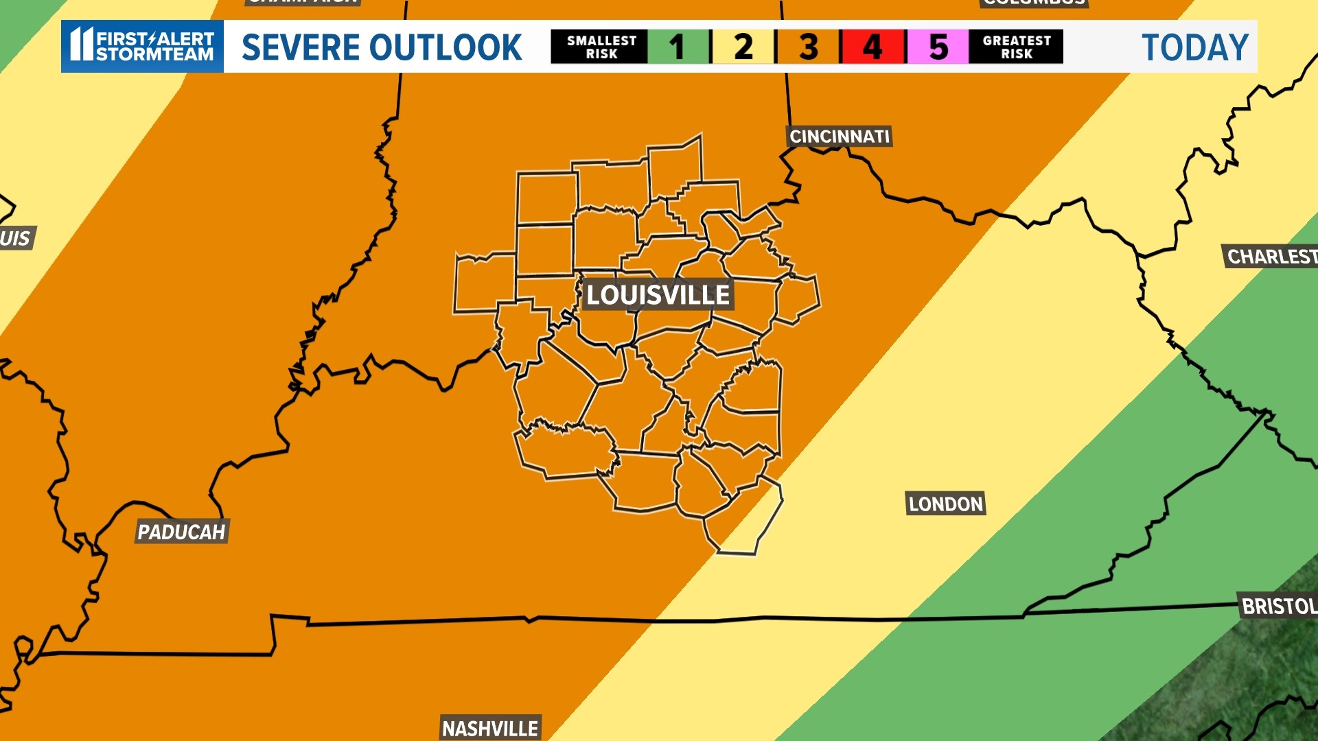 Louisville severe weather; Kentucky, southern Indiana storms