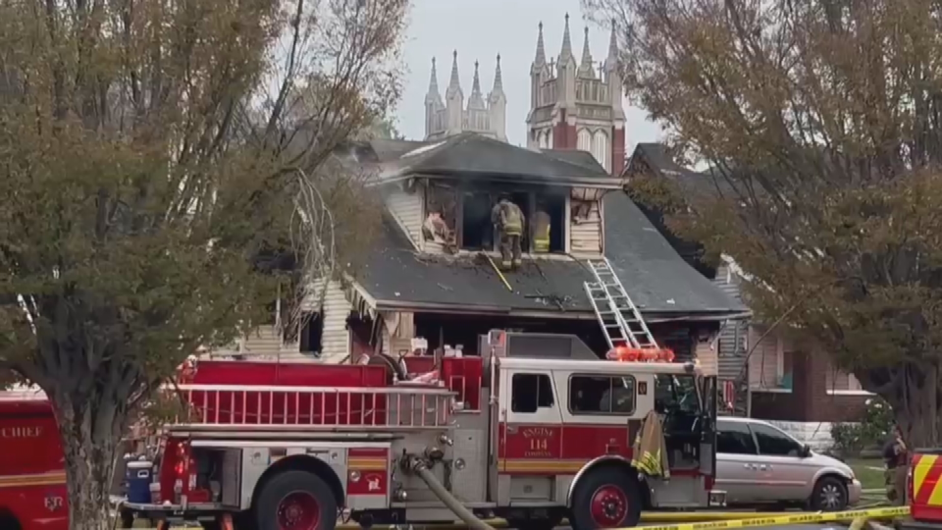 Louisville Fire battling house fire whas11 com